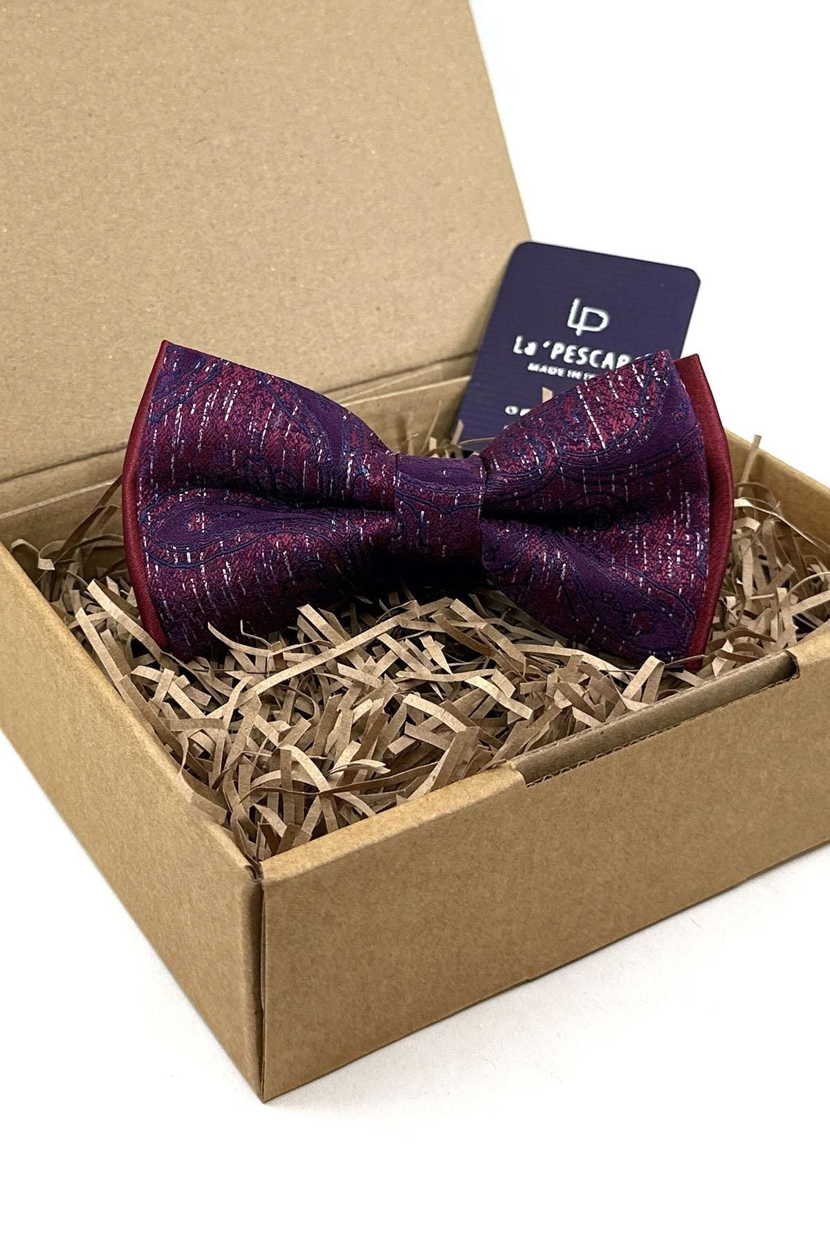  شال سرمه‌ای - طرح پاپیون P1742