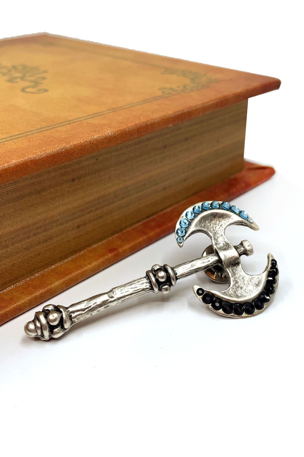  سنجاق یقه ای نقره ای رنگ YI258