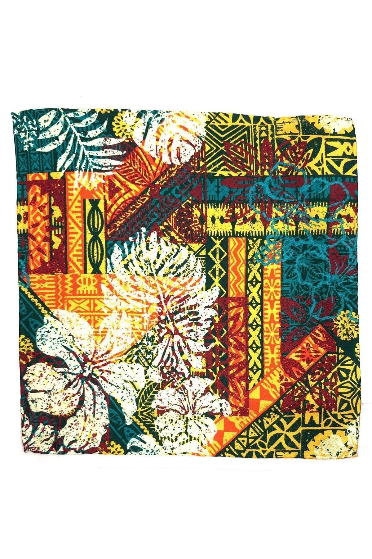  دستمال جیبی مردانه طرح‌دار رنگارنگ SPS592-67