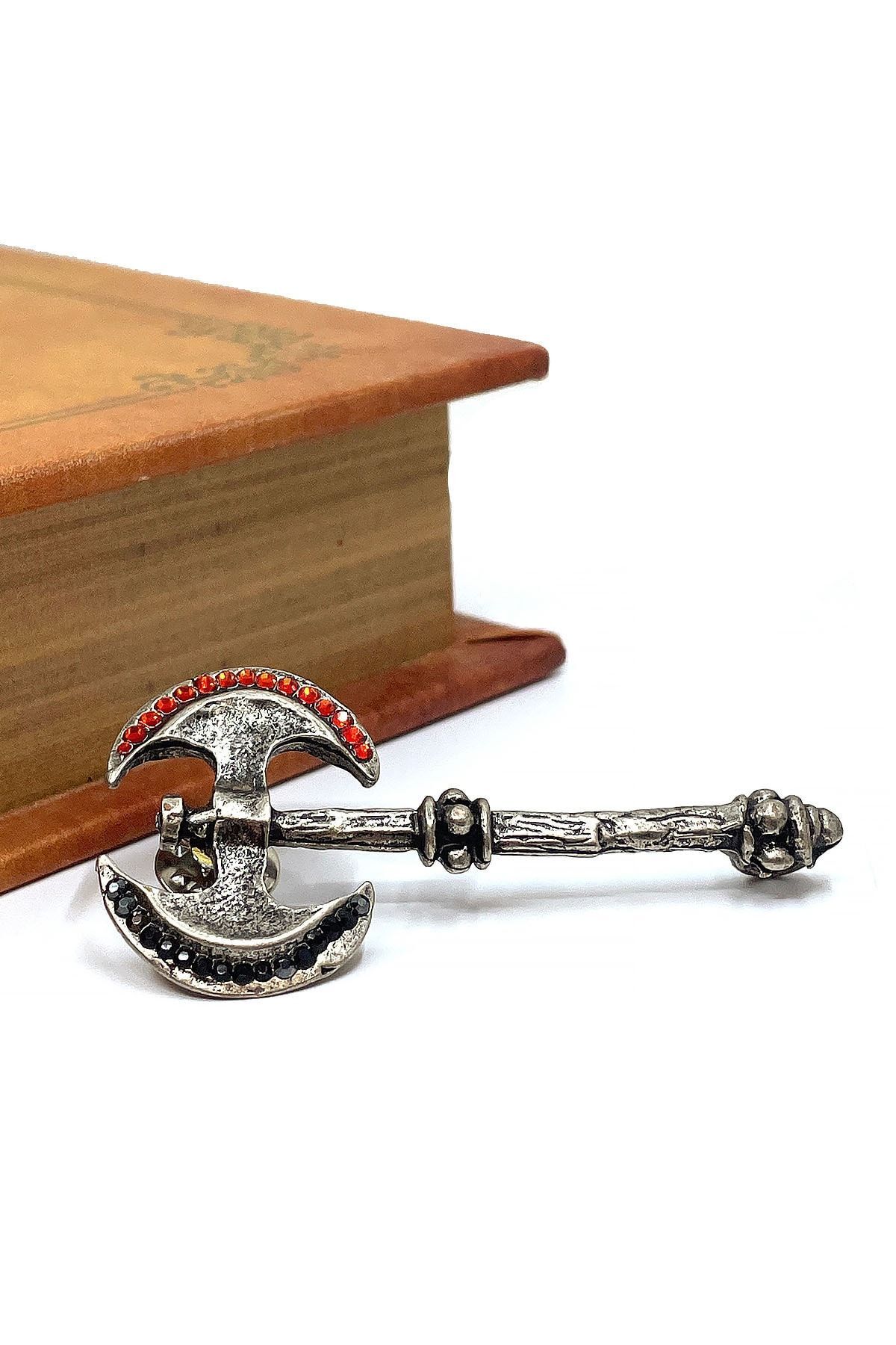  سنجاق یقه ای نقره ای رنگ YI256