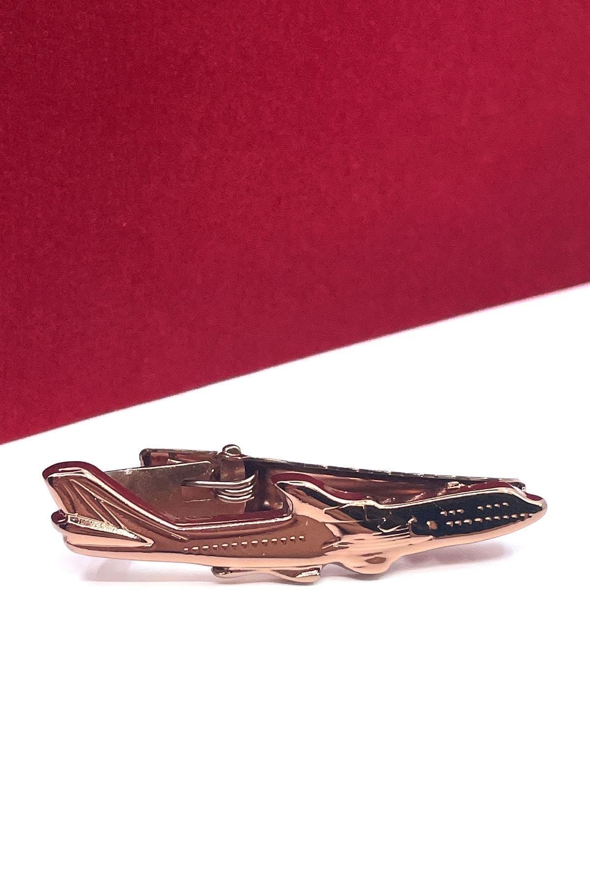  سنجاق کراوات برنزی طرح هواپیما Kıy715