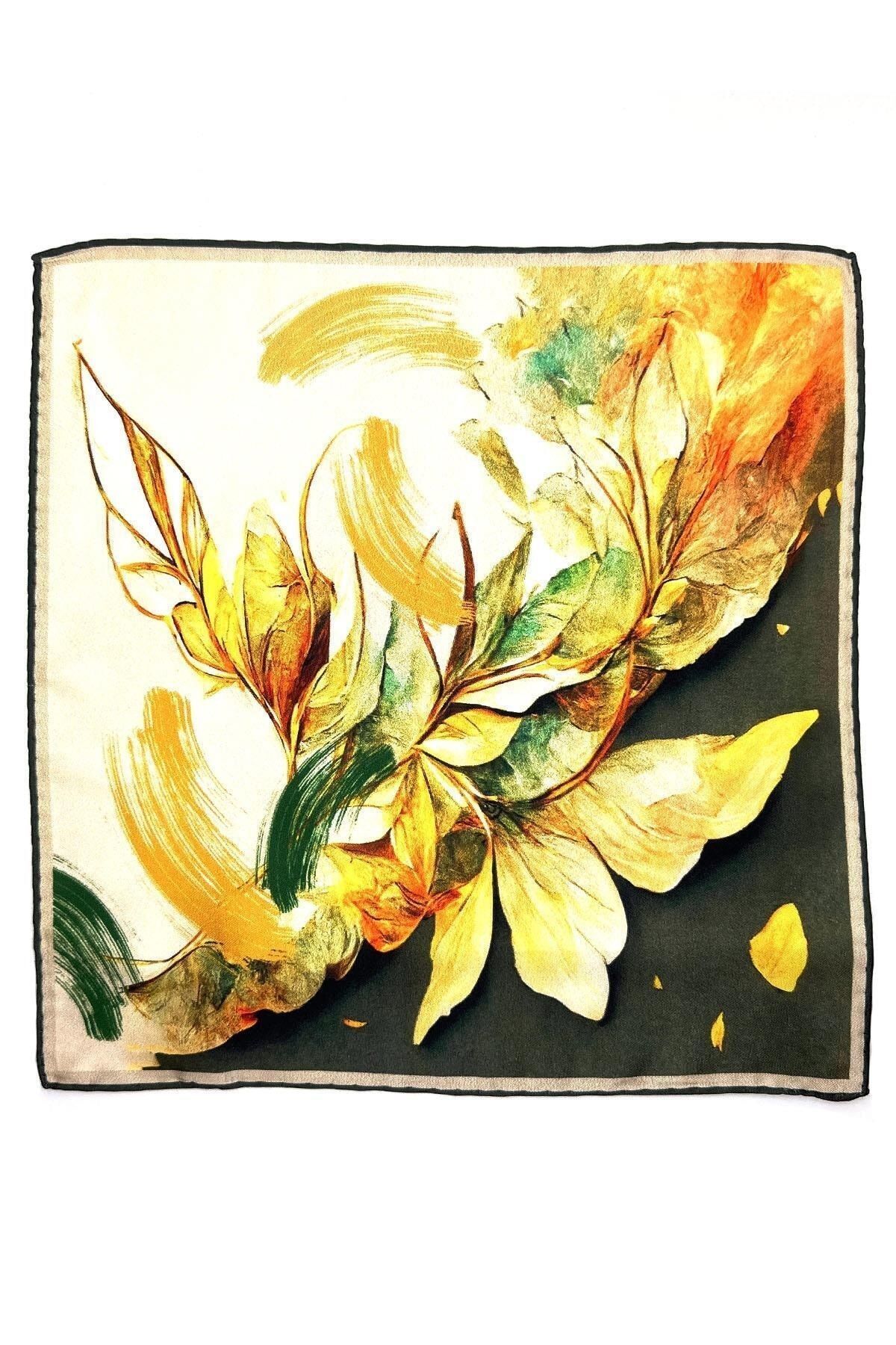  دستمال جیبی مردانه طرح گلدار رنگارنگ SPS589-70