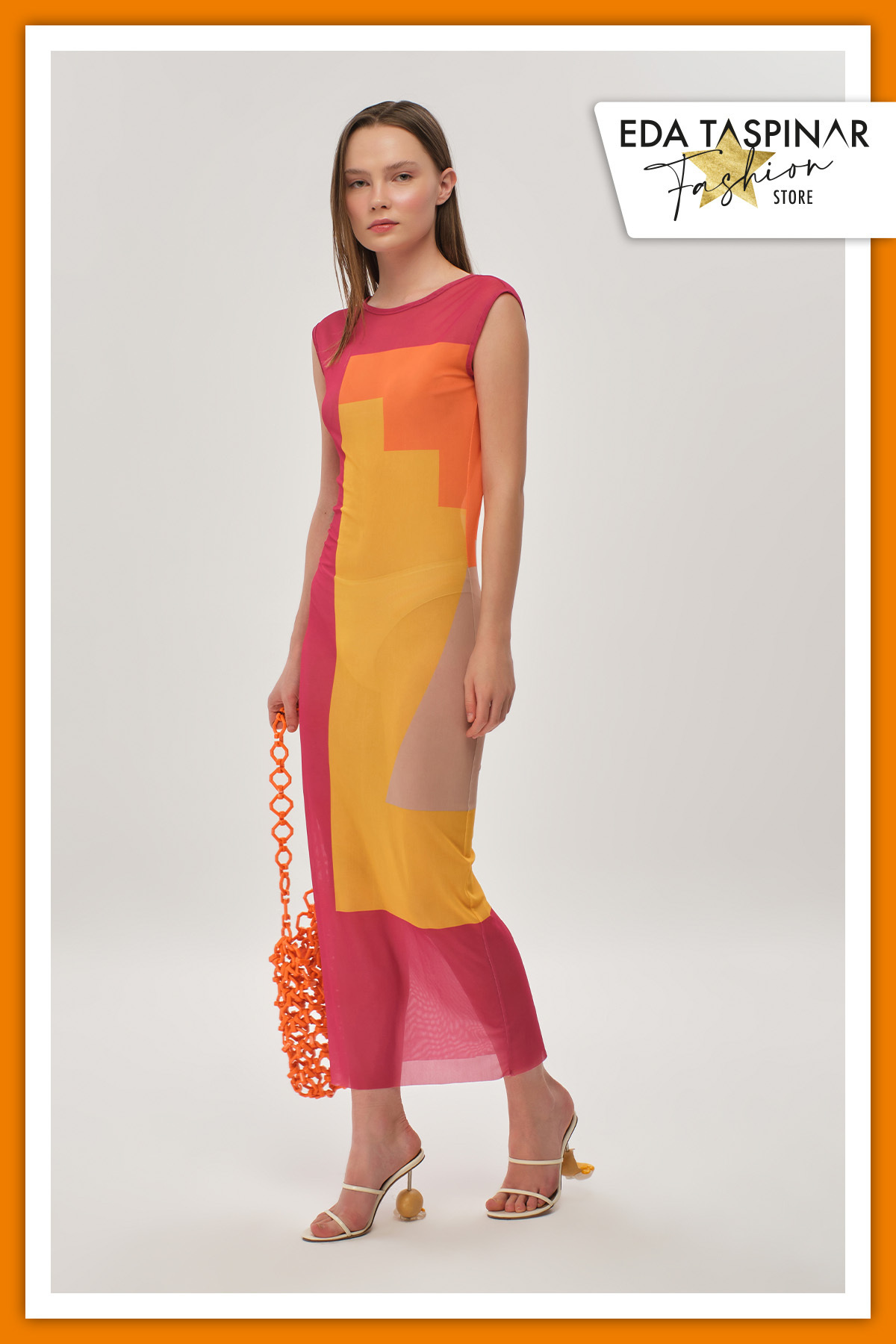 Backless Chiffon Dress no.2 Teks-00057