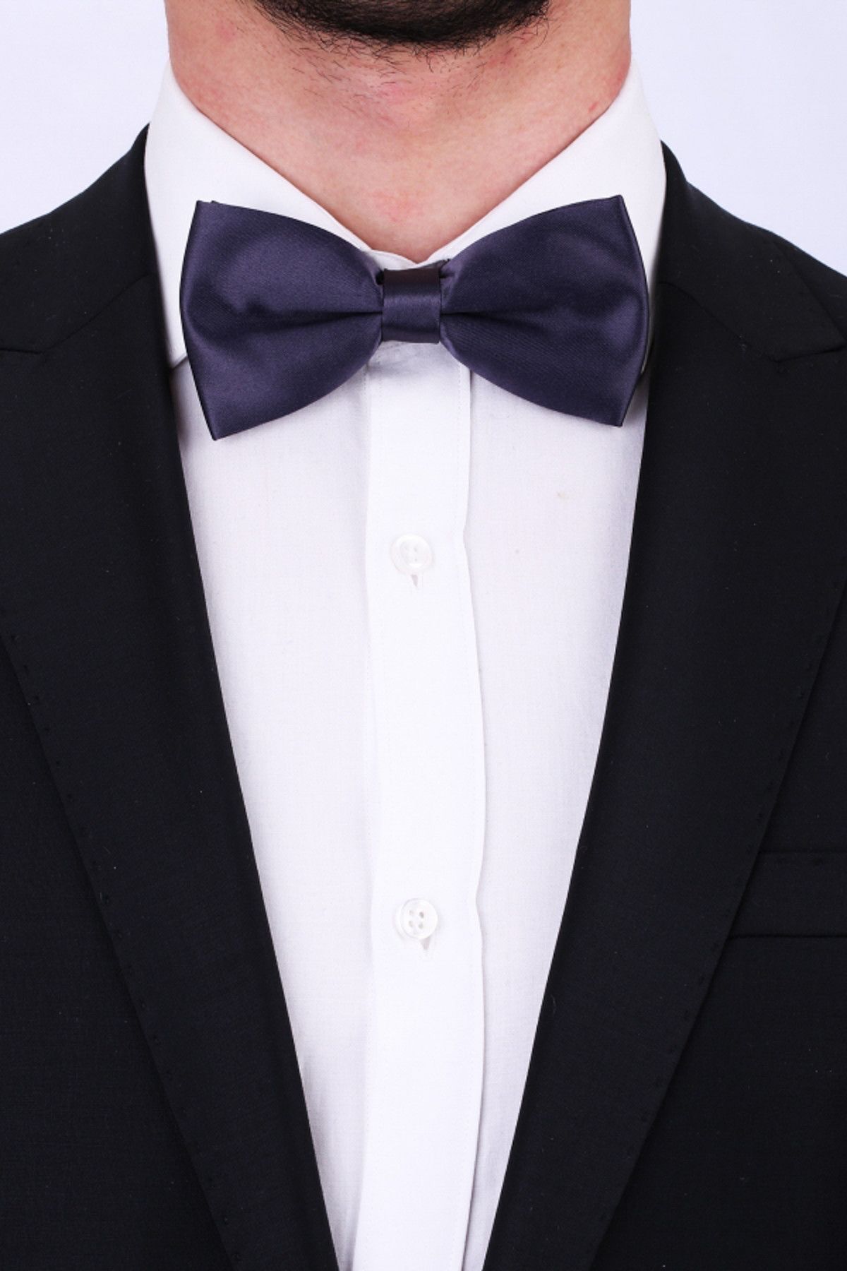  پاپیون ساتن دودی SP14