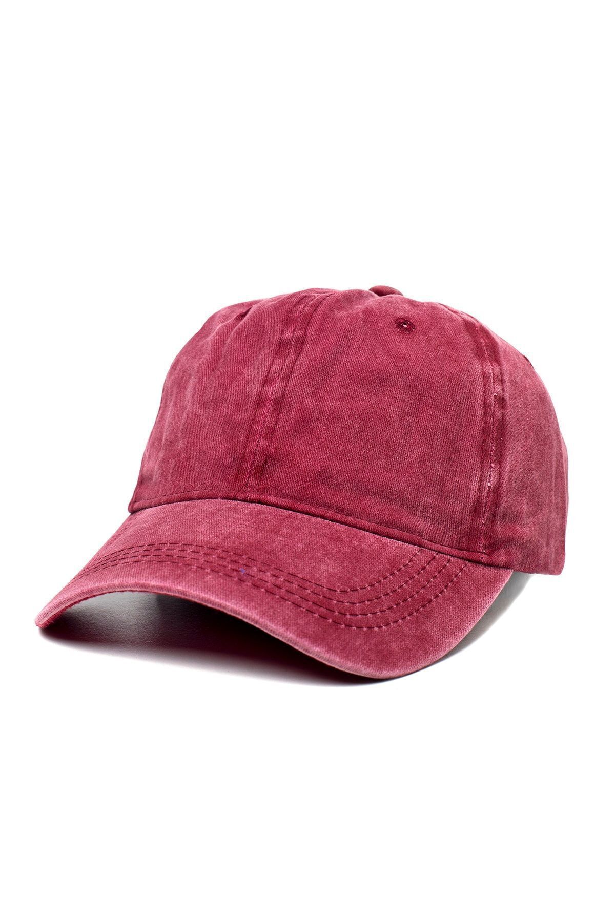 Burgundy Wash Cap