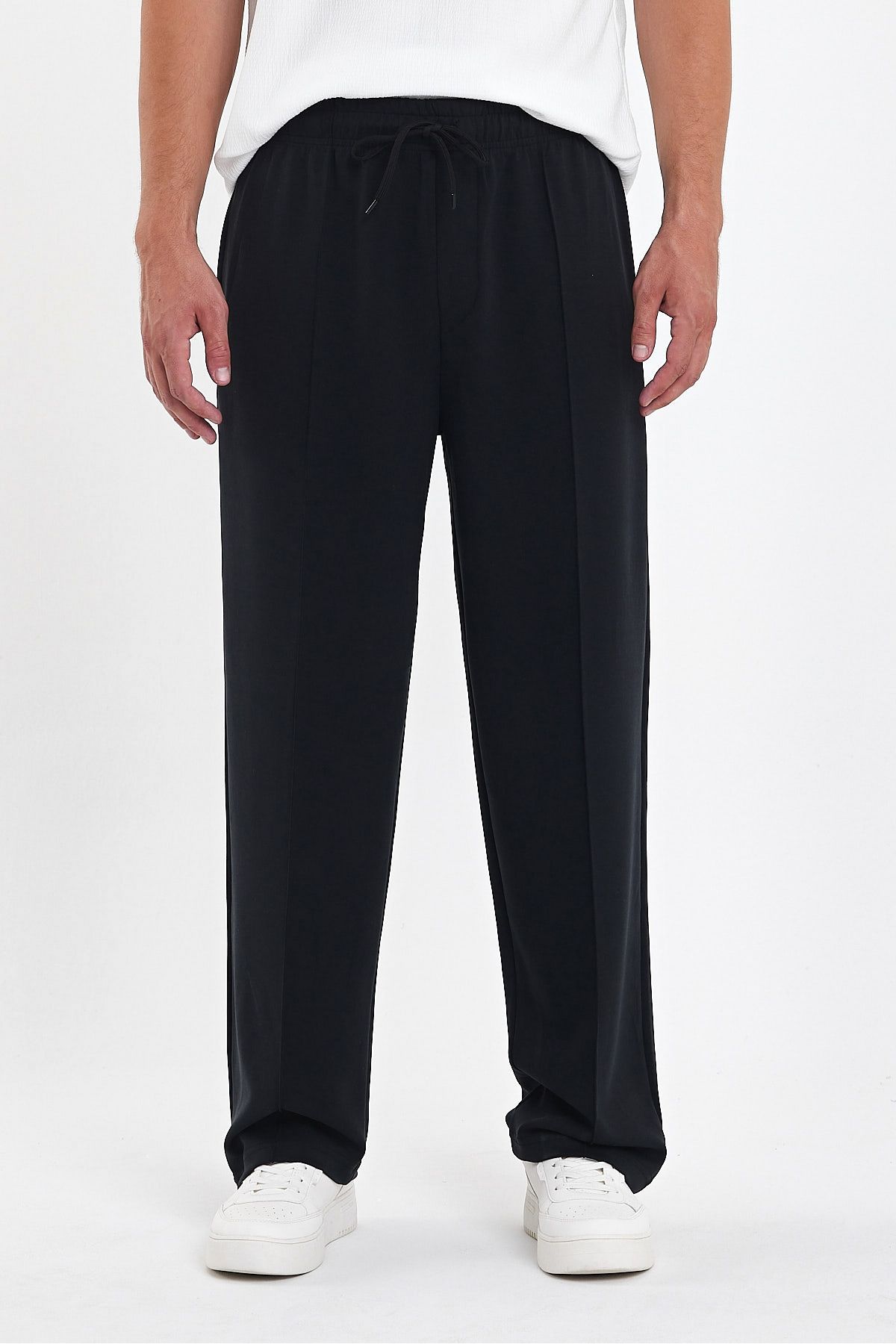 Plus Ninety-Plusninety Men's Baggy Sweatpants - Comfortable Fabric and Lycra Bottom Pants 4
