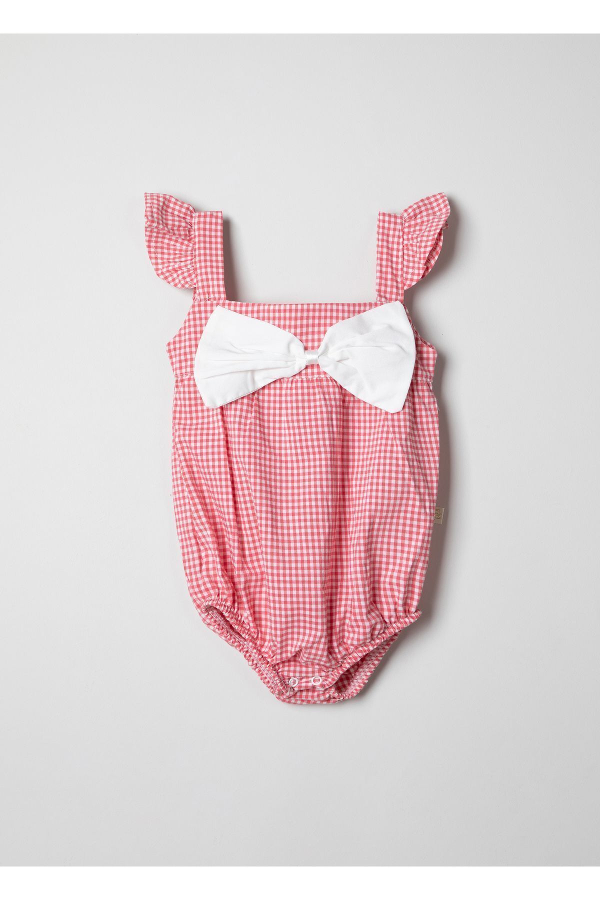 Baby Baby Tulum Cute Kareli Summer Cottage Jumpsuit