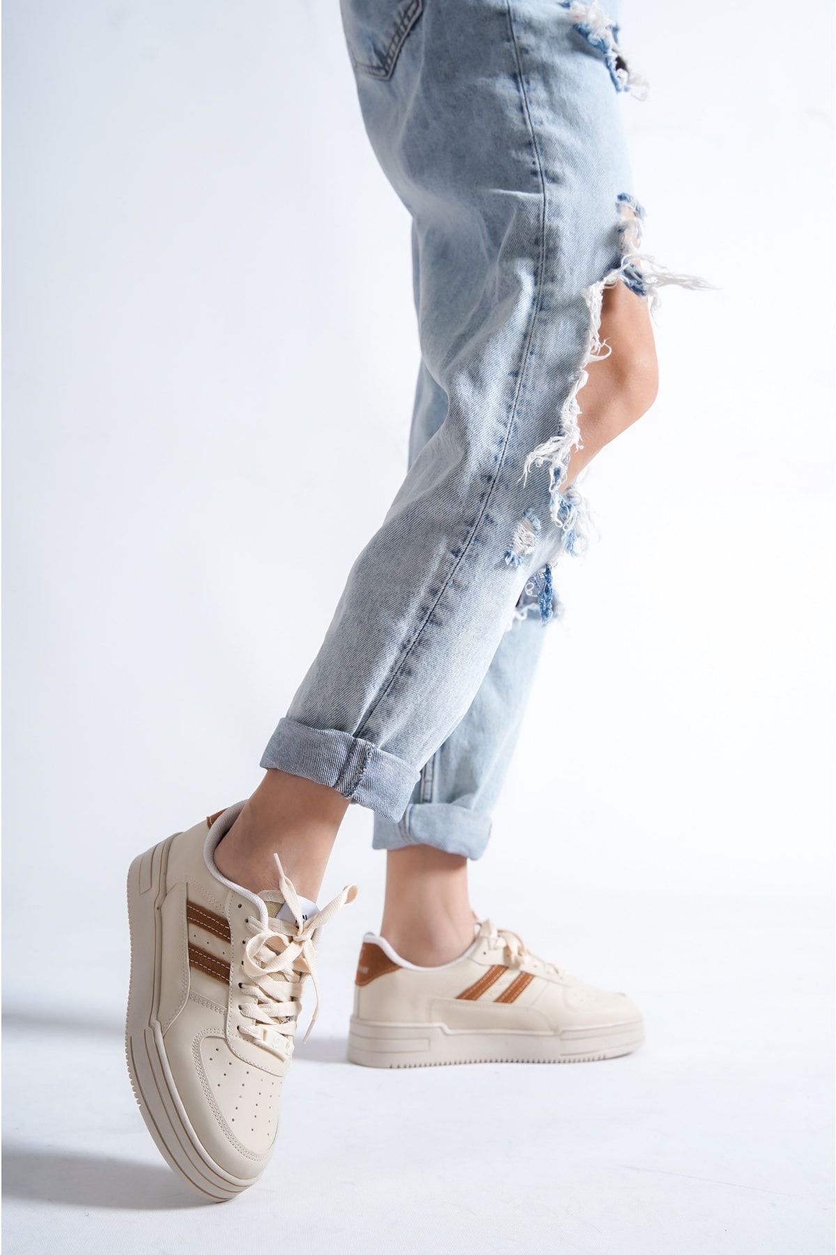 Bej - Kadın Air Sneaker Md1147-101-0001