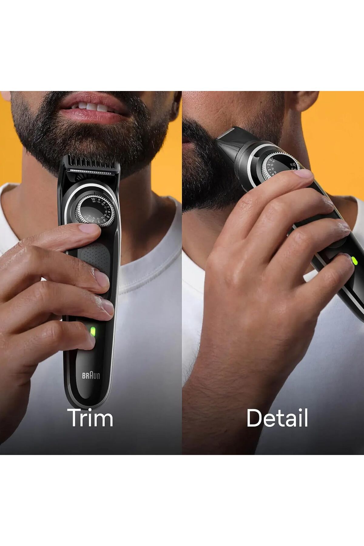 Braun-ماكينة تشذيب اللحية 3 عجلات دقيقة، 40 إعداد طول، 4 أدوات تصفيف، وقت تشغيل 80 دقيقة - BT3440 4