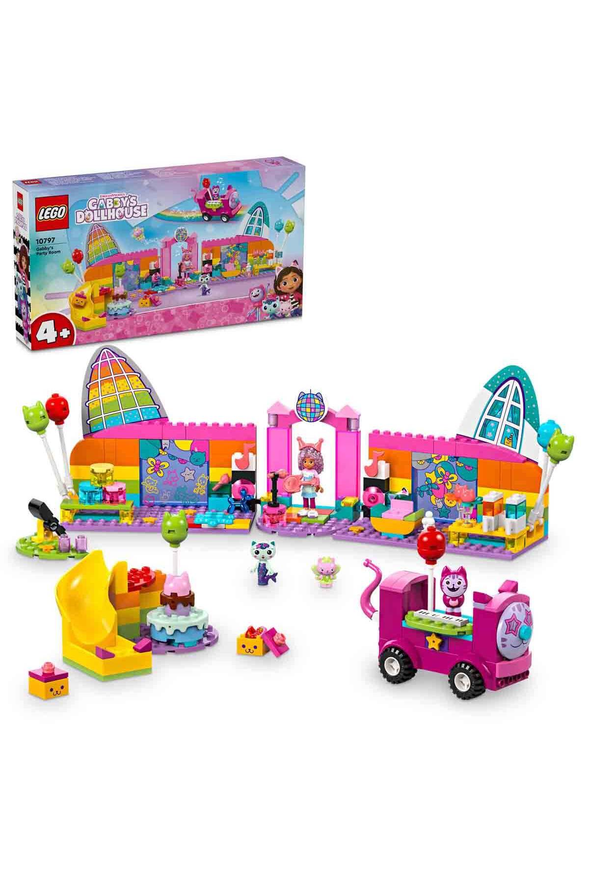 خانه عروسکی گبی مدل ۱۰۷۹۷ اتاق مهمانی - برای کودکان ۴ ساله و بالاتر