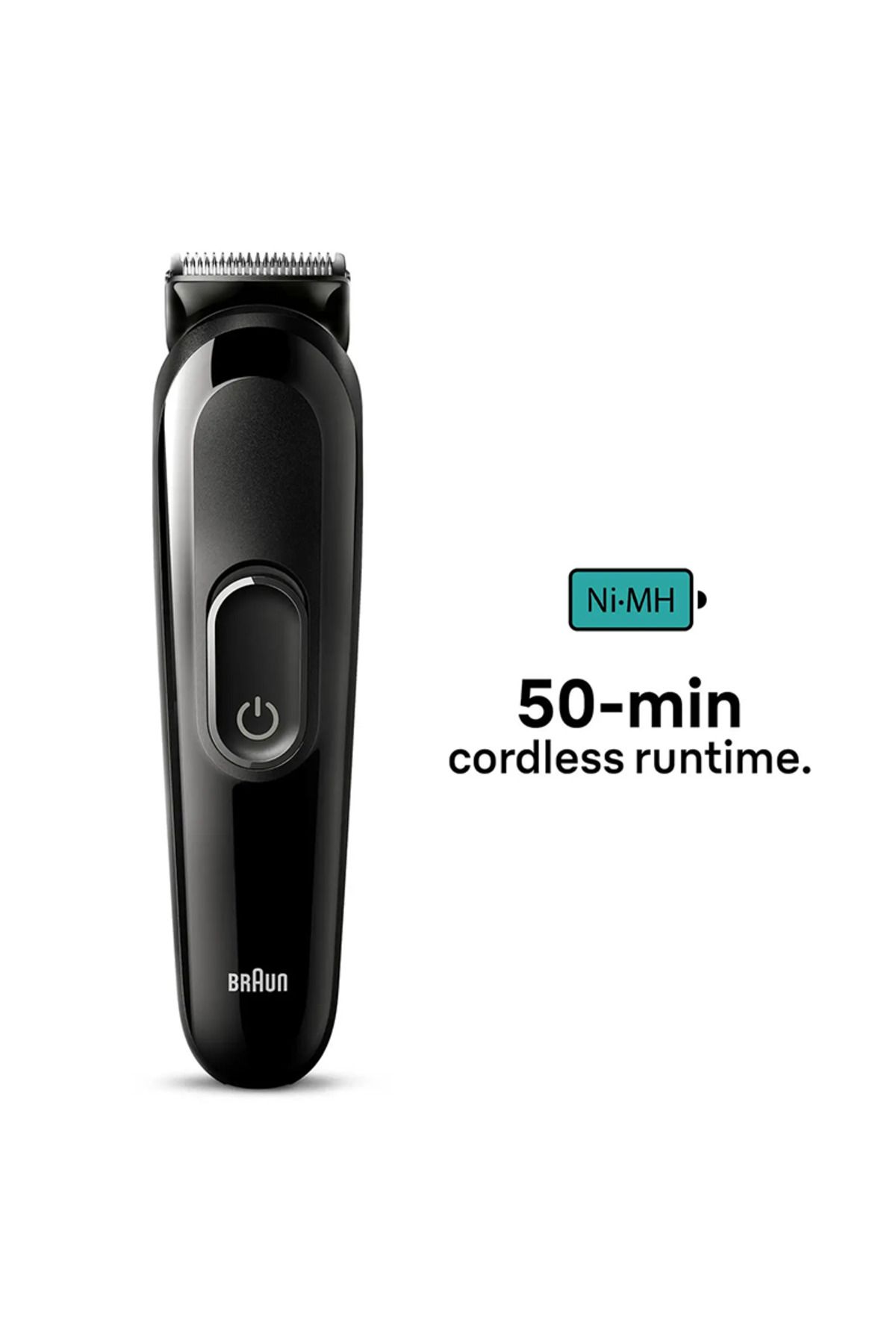 Braun-4-in-1 Style Kit Series 3 for Beard & Hair With 50-min Runtime, Ultra-Sharp Blade – SK 3400 4
