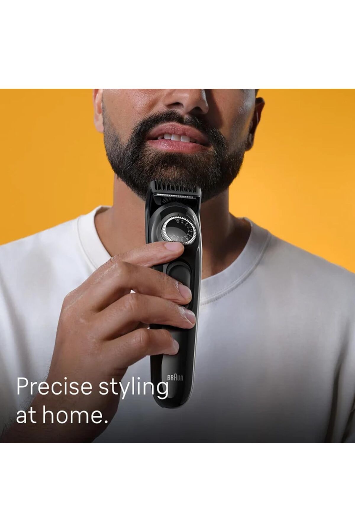 Braun-Beard Trimmer 3 With Precision Wheel, 3 Styling tools, 50 mins Runtime, ProBlade - BT3410 6