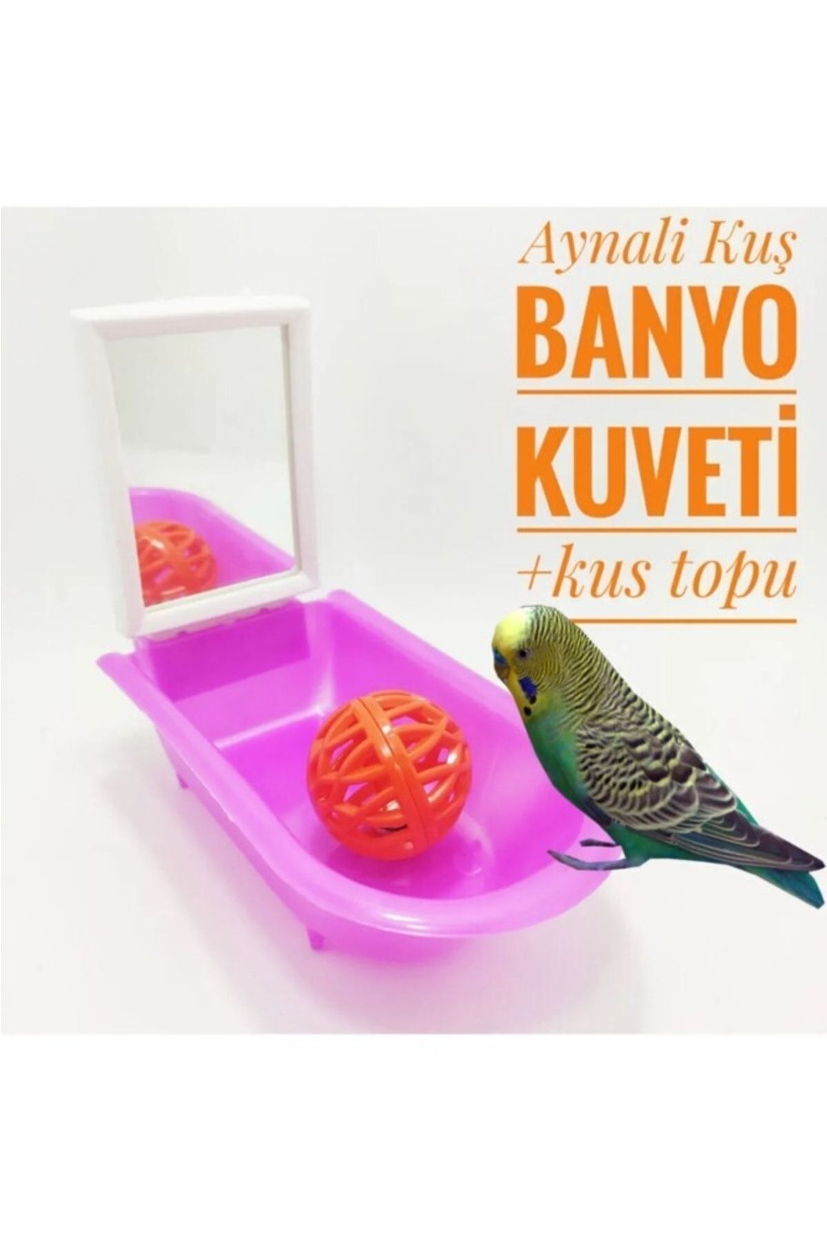Ayata Bey Kuş Banyo Küveti ,+kuş Topu Hediye