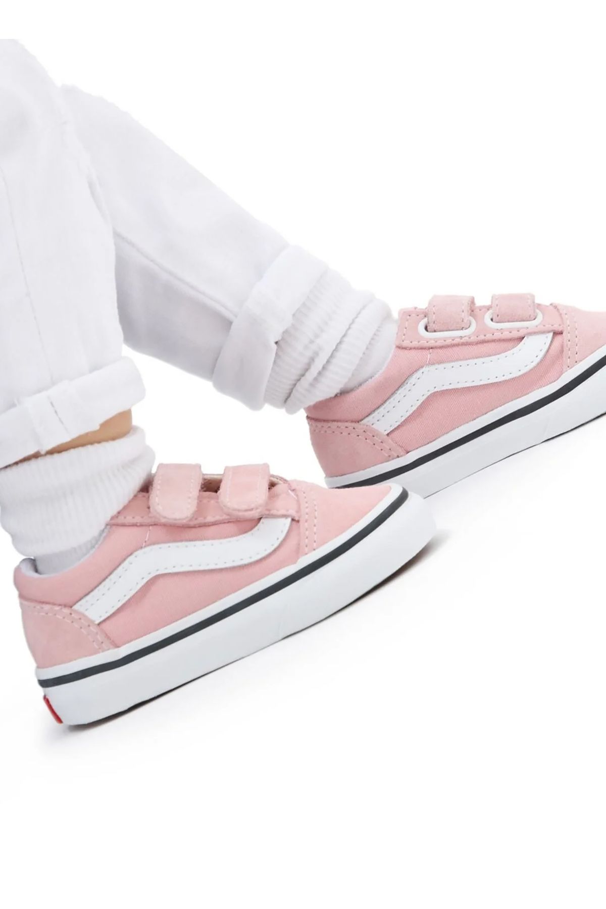 کفش پیاده روی دخترانه صورتی VN000CYWCHL1-Old Skool V Vans