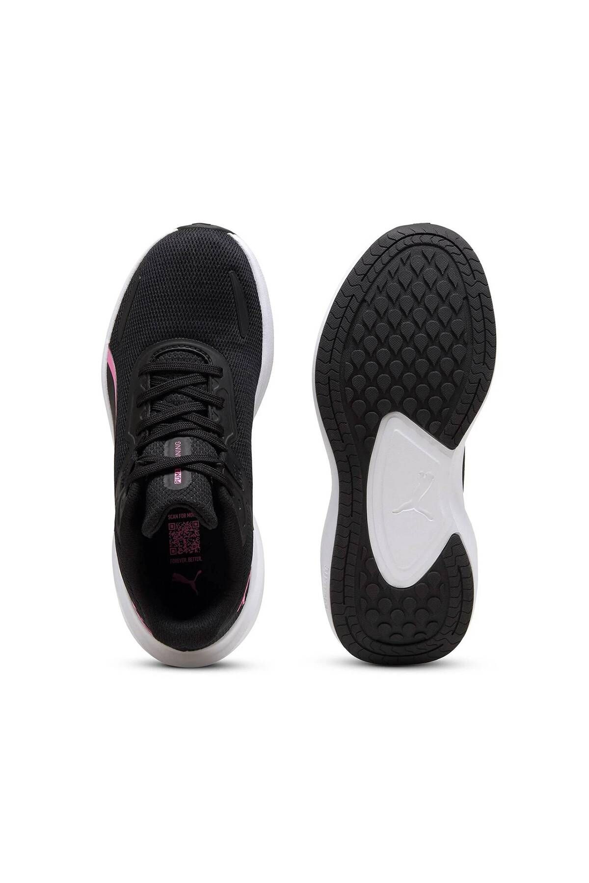 کفش پیاده روی مردانه و زنانه 379437 09 PUMA SKYROKET LITE یونیسکس SPORT مشکی FAST PINK سفید Puma