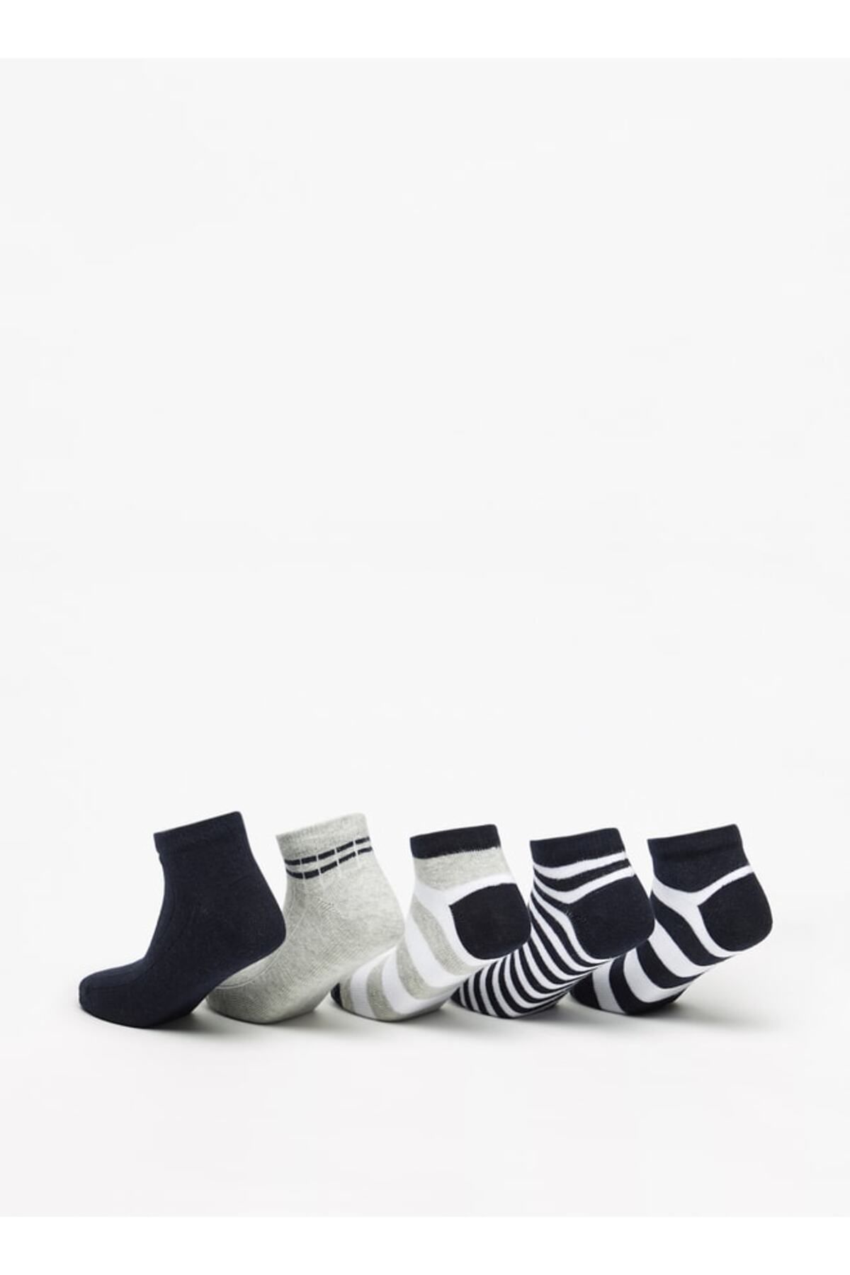 LBL by Shoexpress-Assorted Ankle Length Socks - Set of 5 3