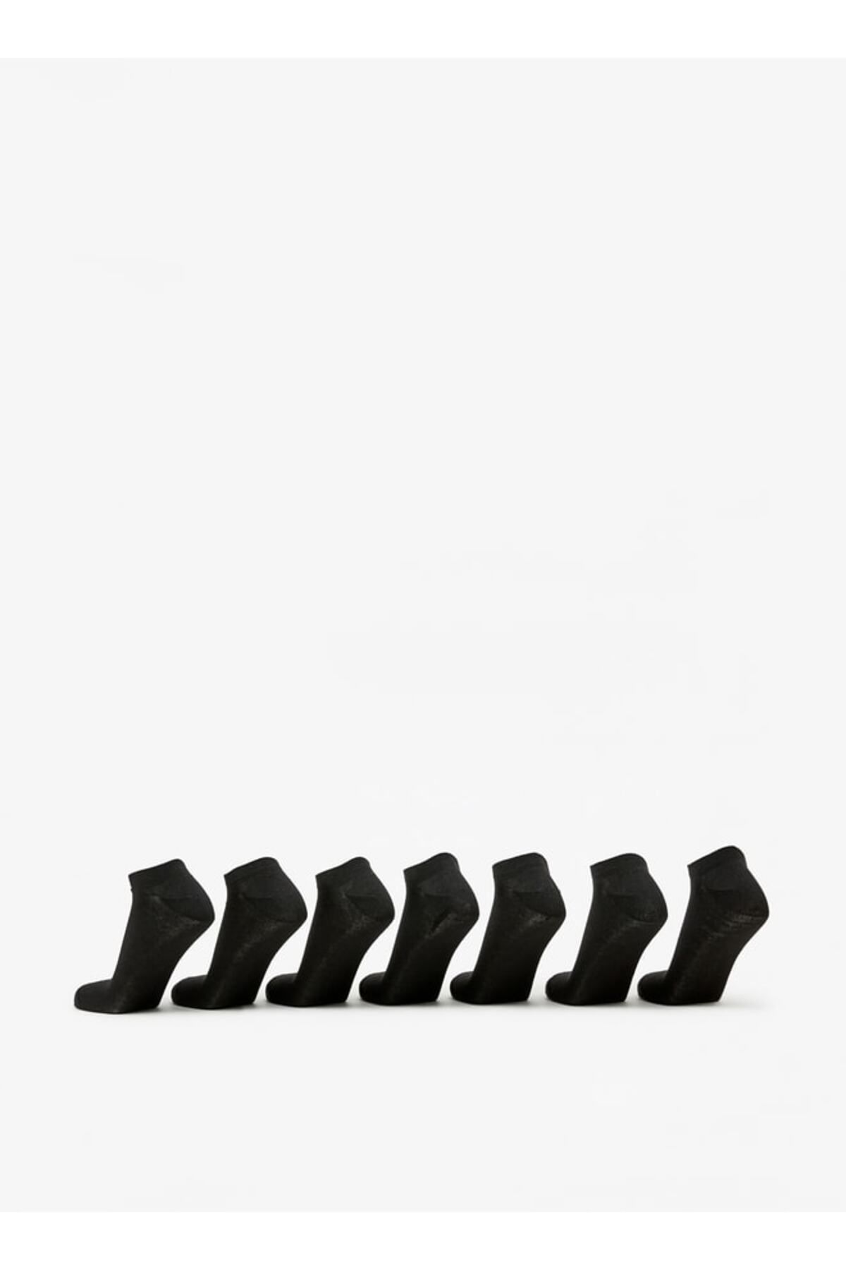 LBL by Shoexpress-Solid Ankle Length Socks - Set of 7 2
