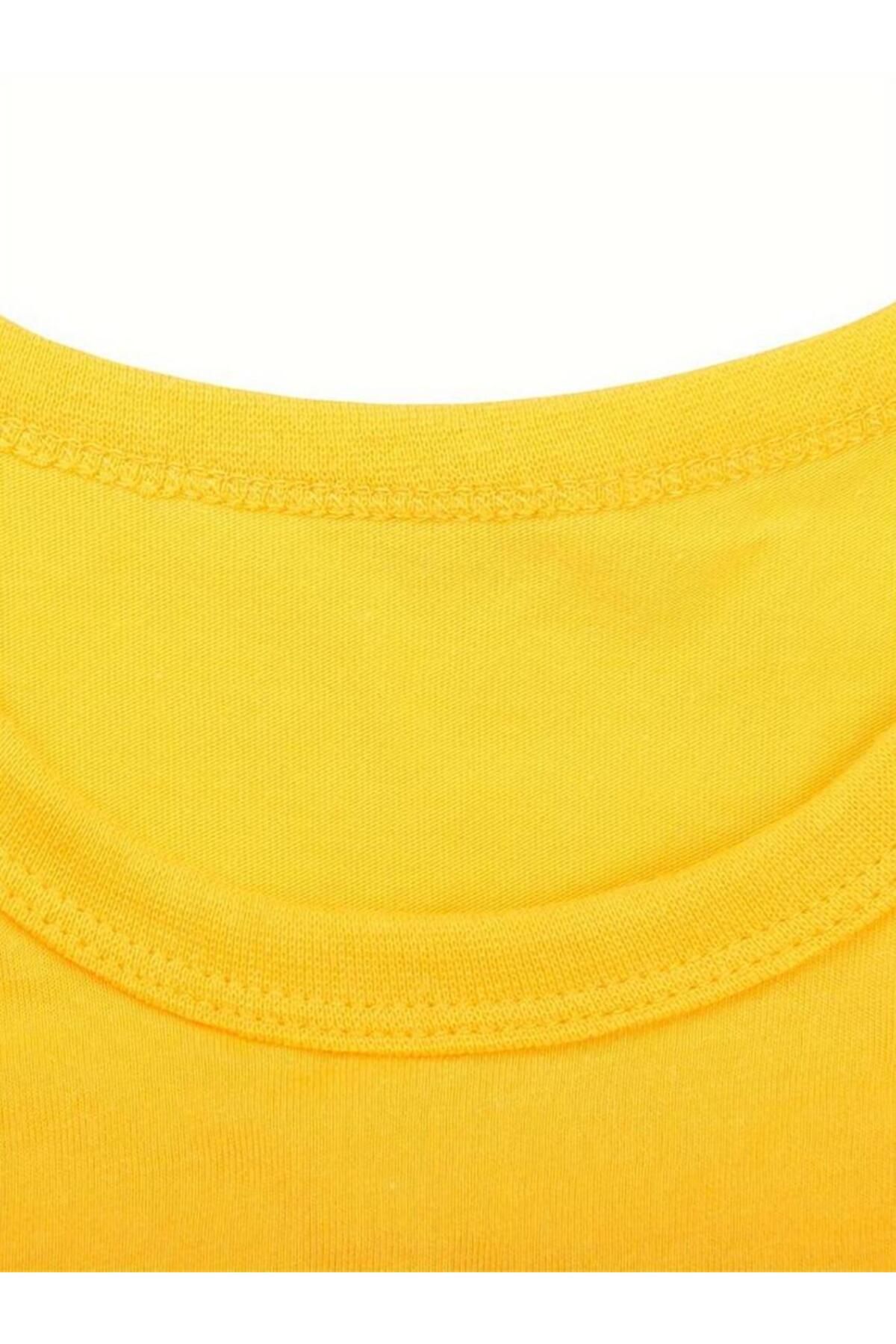 Afternoon Kids-Yellow ''Ribbon Kuromi'' Printed T-Shirt for Boys/Girls 3
