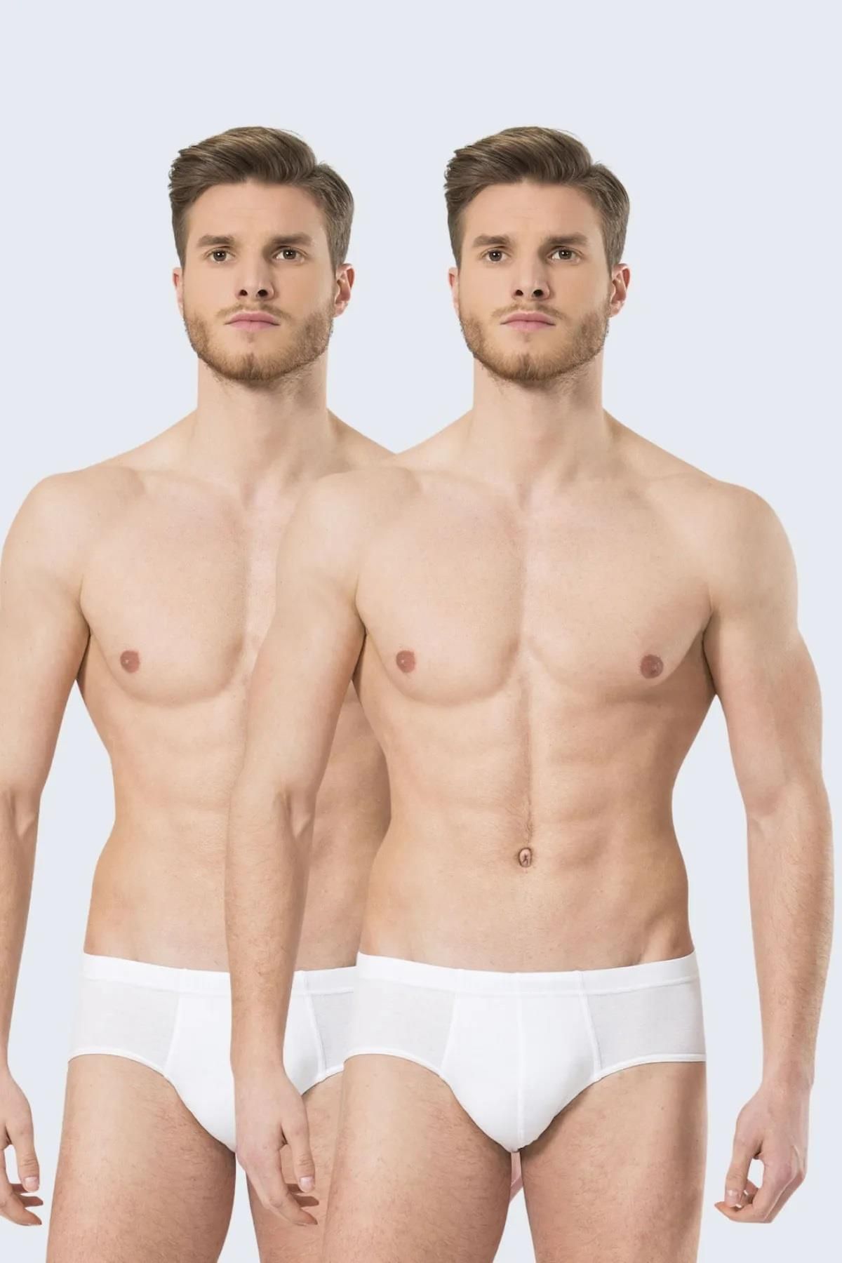 TÜREN-Slip bărbați din bumbac cu nervuri, pachet de 2 1