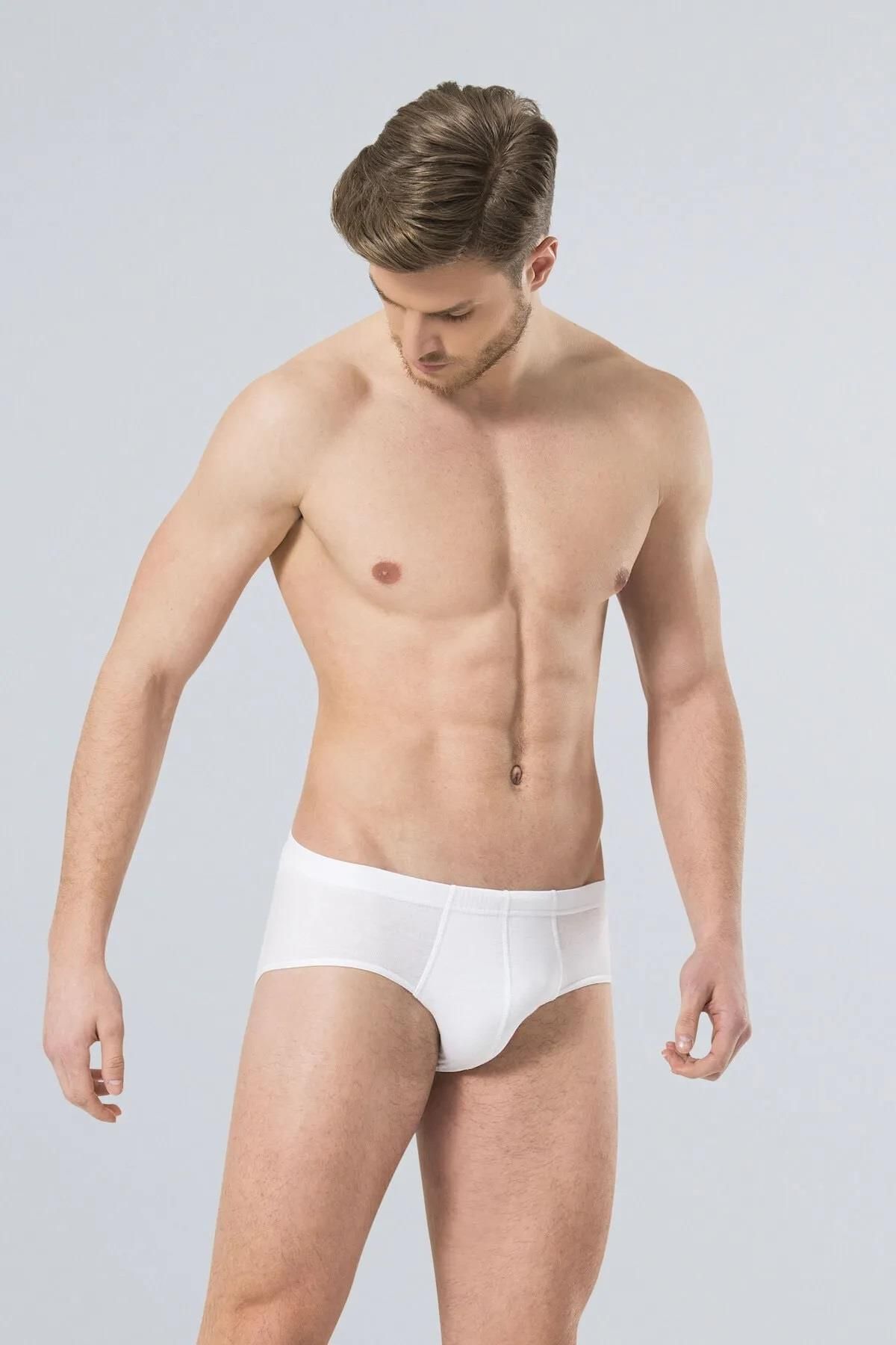 TÜREN-Slip bărbați din bumbac cu nervuri, pachet de 2 3