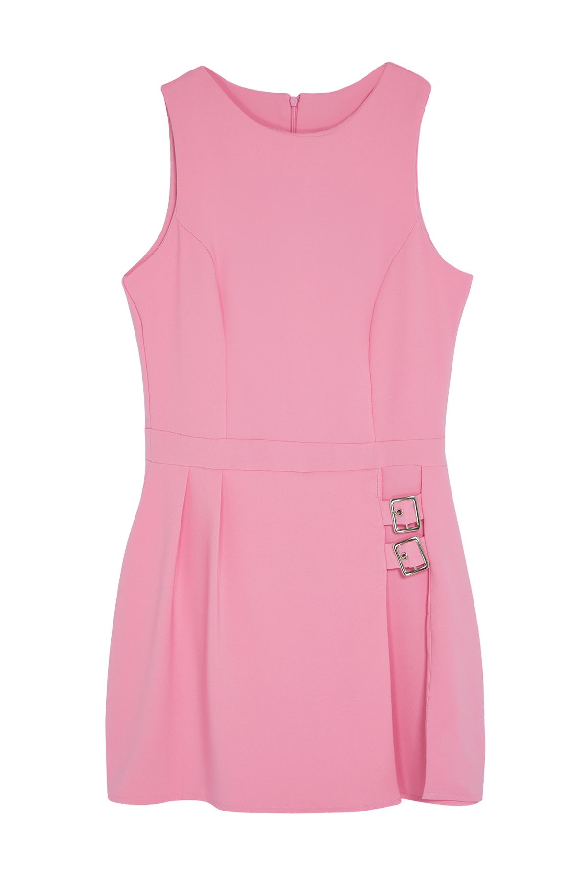 Trendyol Collection-Mini šortky s růžovým páskem - TWOSS23TU00085 6