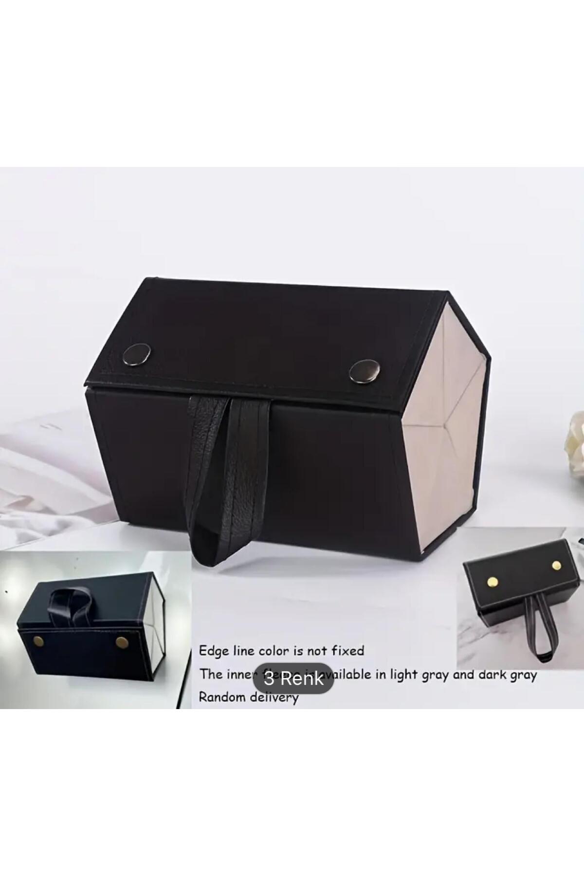 ESRADA Taşınabilir Gözlük Saklama Kutusu, 5 Yuvalı Gözlük Saklama Göstericisi