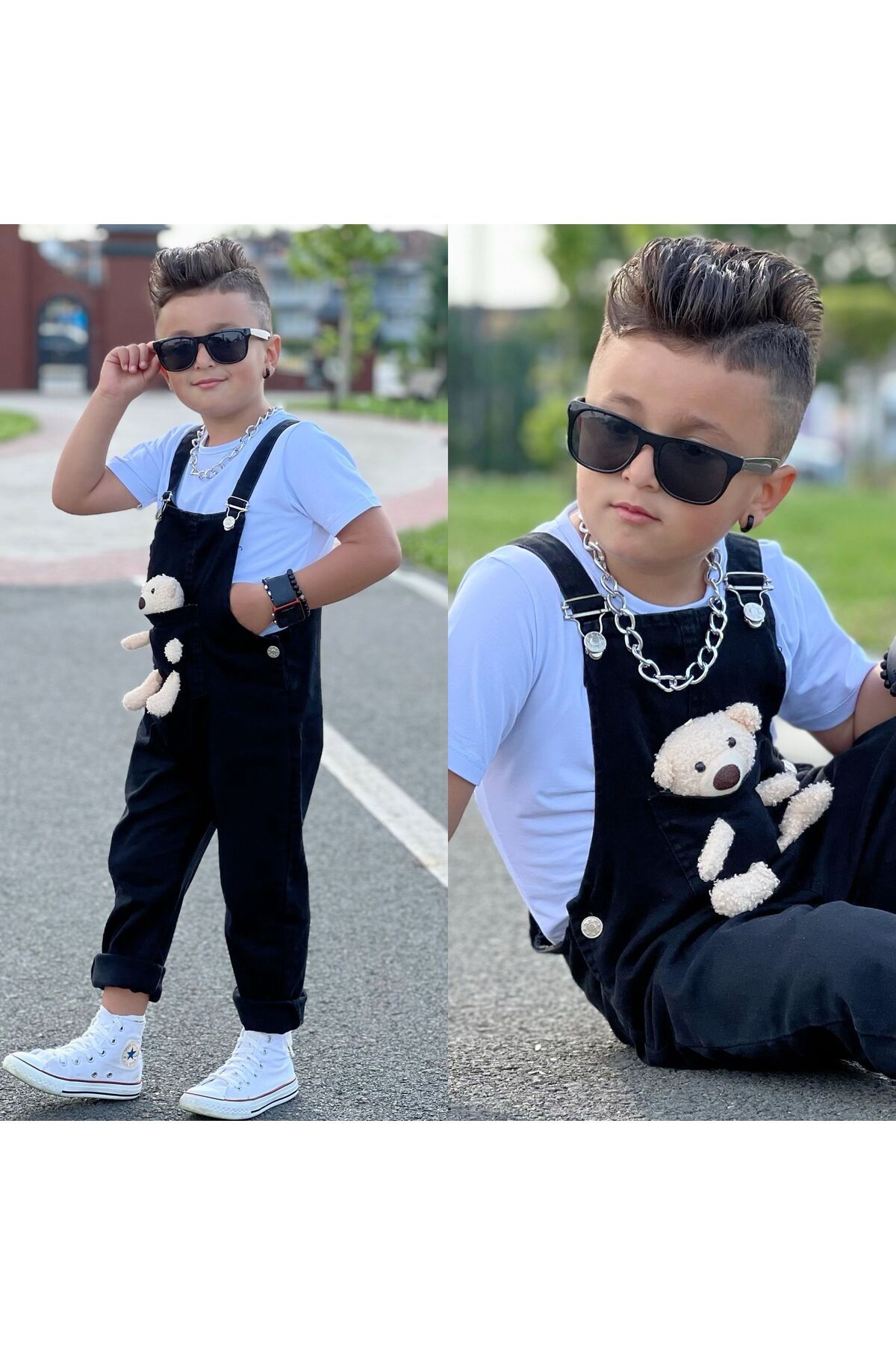 Unisex Salopet-Tişört Set