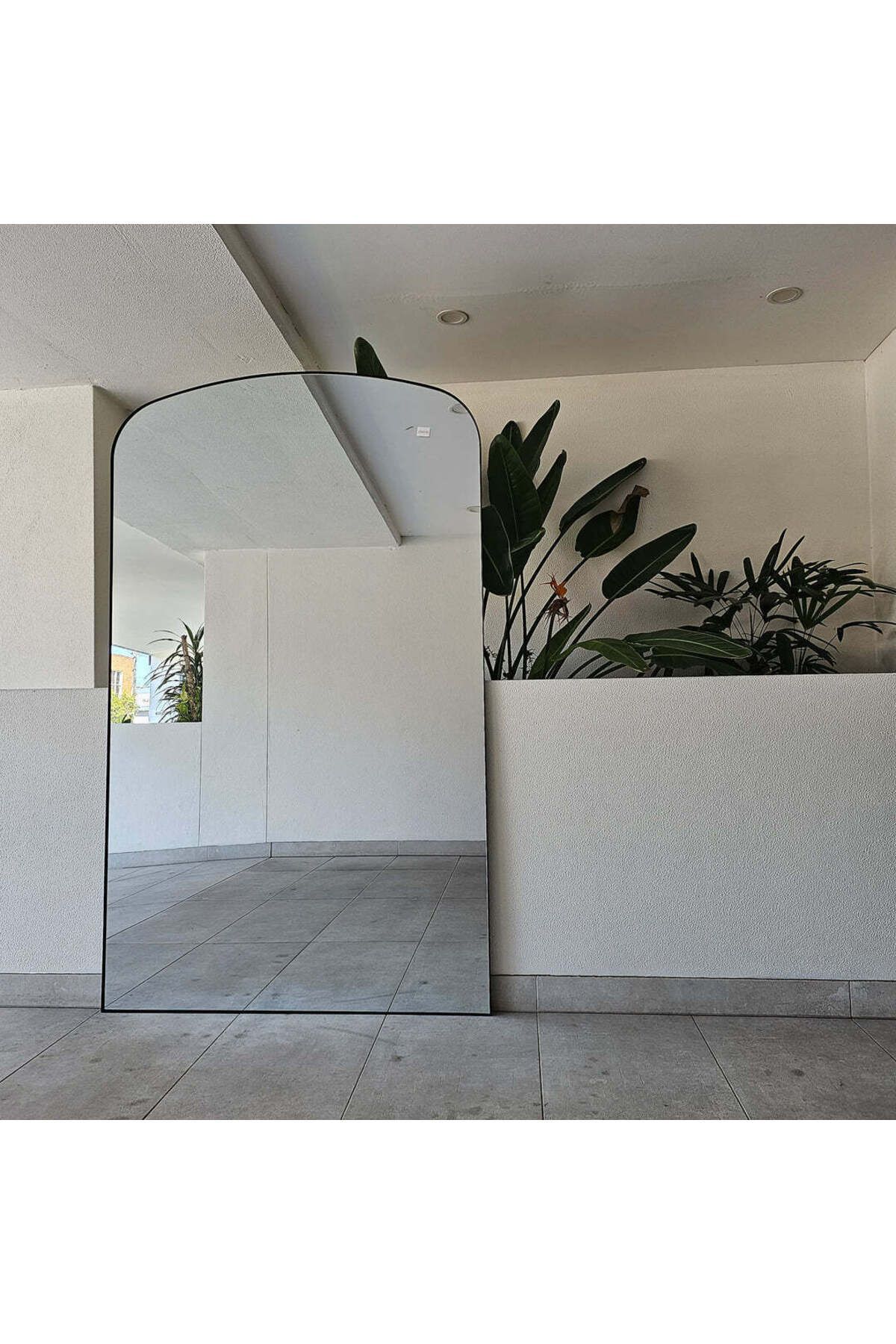 Felicity Mirror 200x120 cm Metal Boy Aynası - Oval Detaylı Dev Boy ...