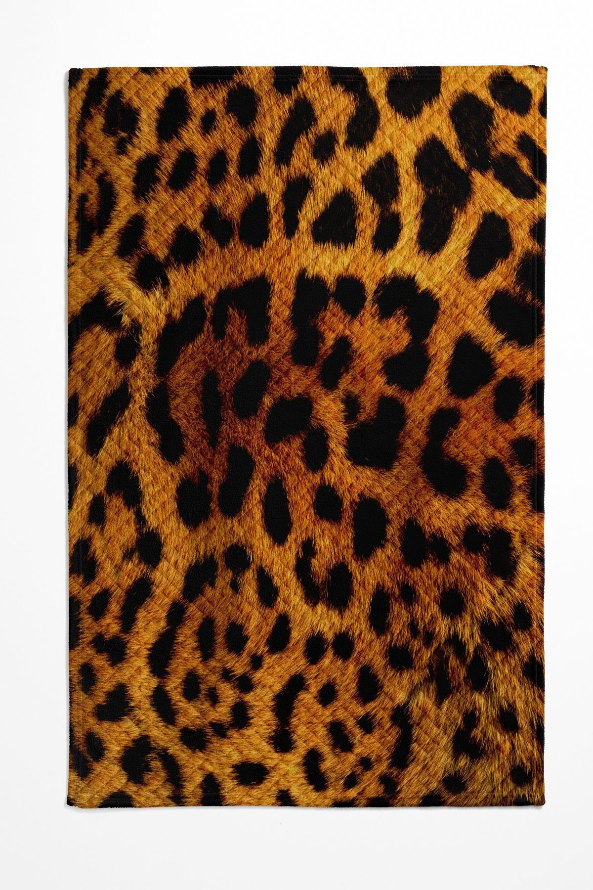 3D ELSE HALI-Patterned Printed Black Pique Set - Single Bedspread 2