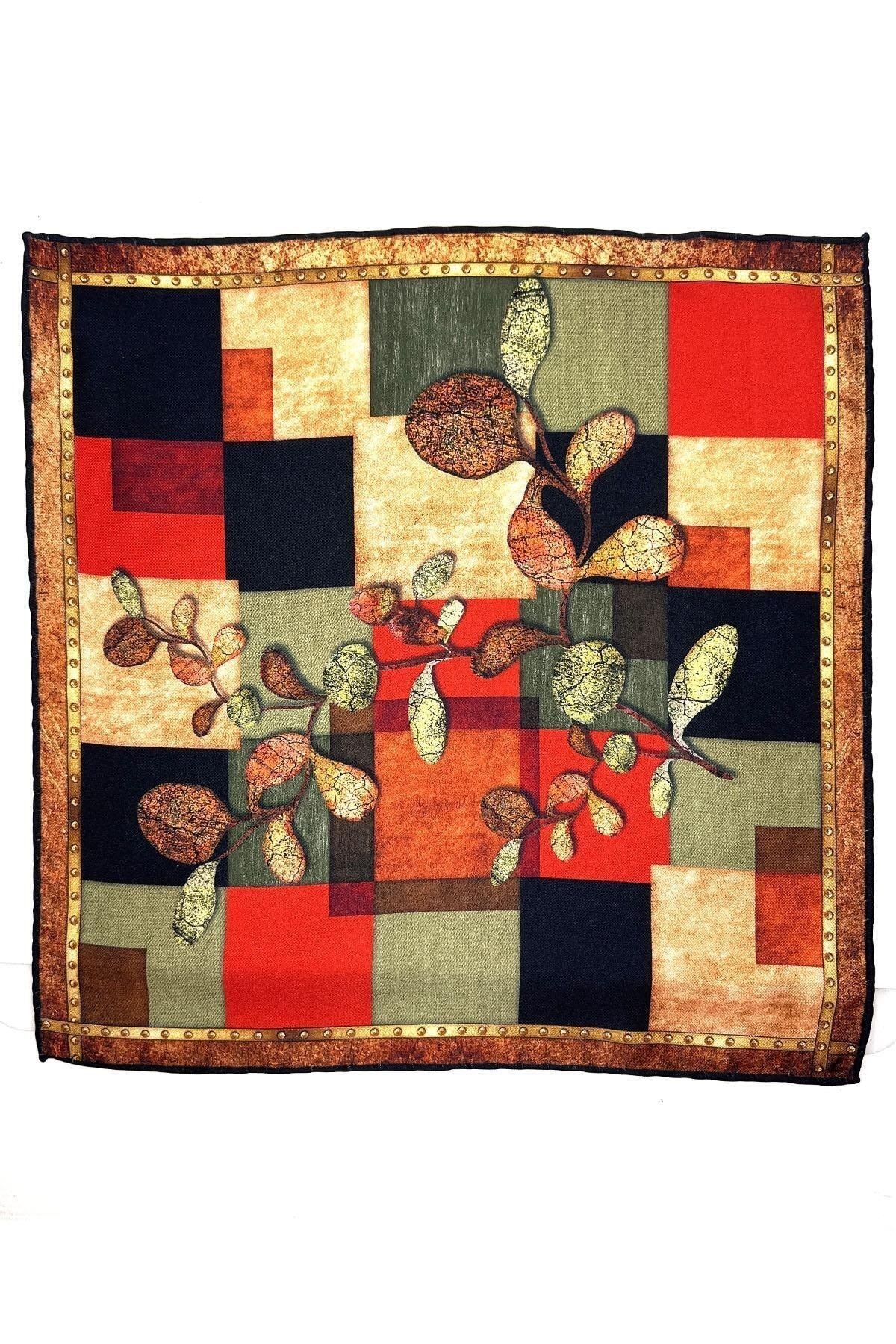  دستمال جیبی مردانه طرح مربعی رنگارنگ SPS604-68