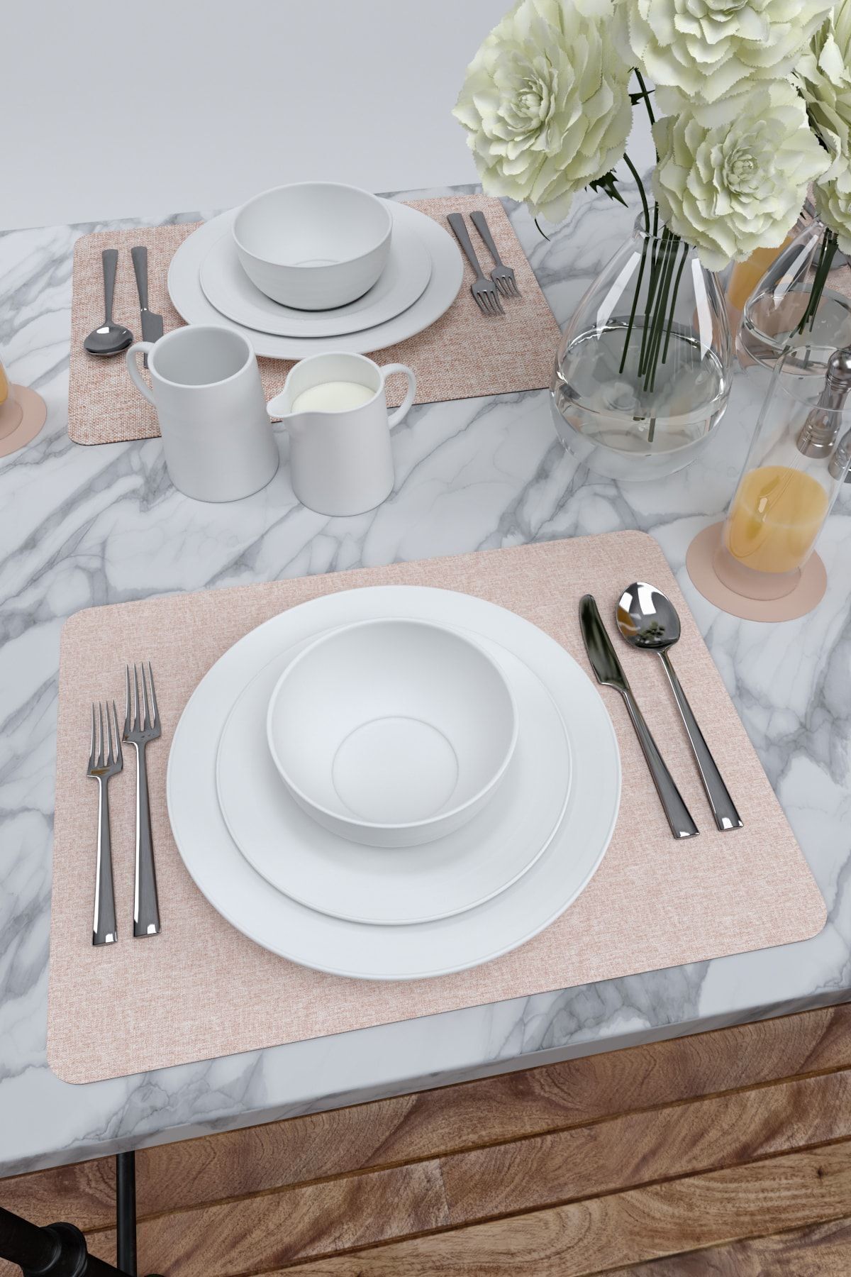Ankaflex-6 Color Placemat Runner Placemat Set And Placemat 2