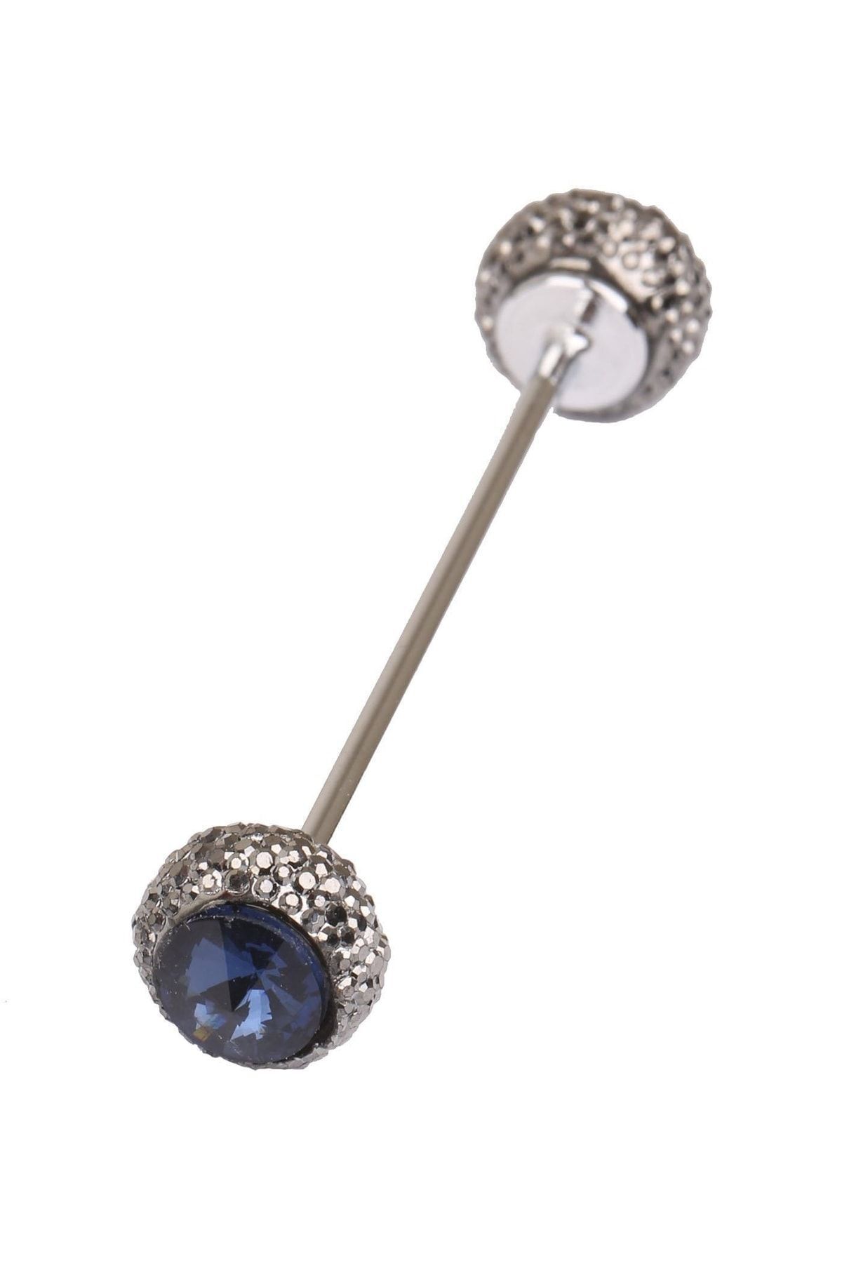  سنجاق یقه پیراهن طرح سنگ سرمه‌ای سرمه‌ای GI165