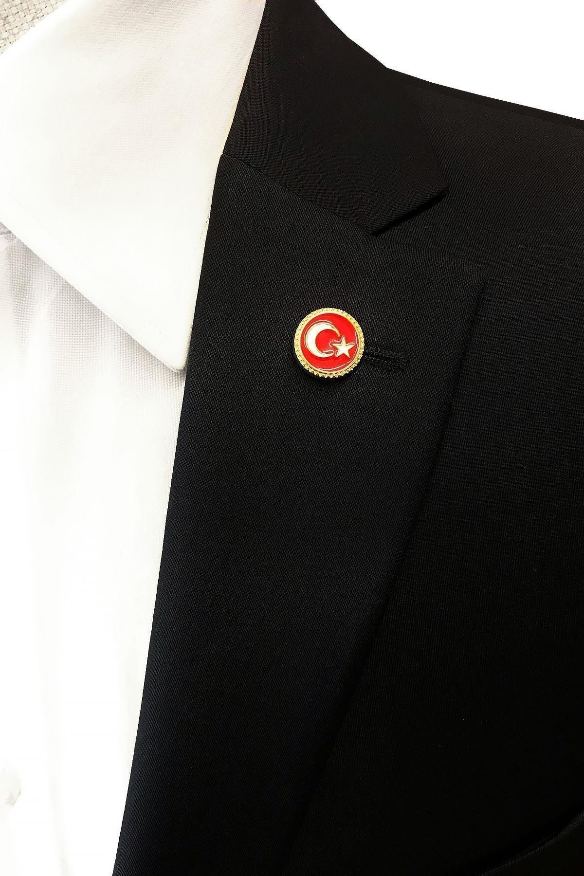  سنجاق یقه هلال احمر طلایی رنگ YI350