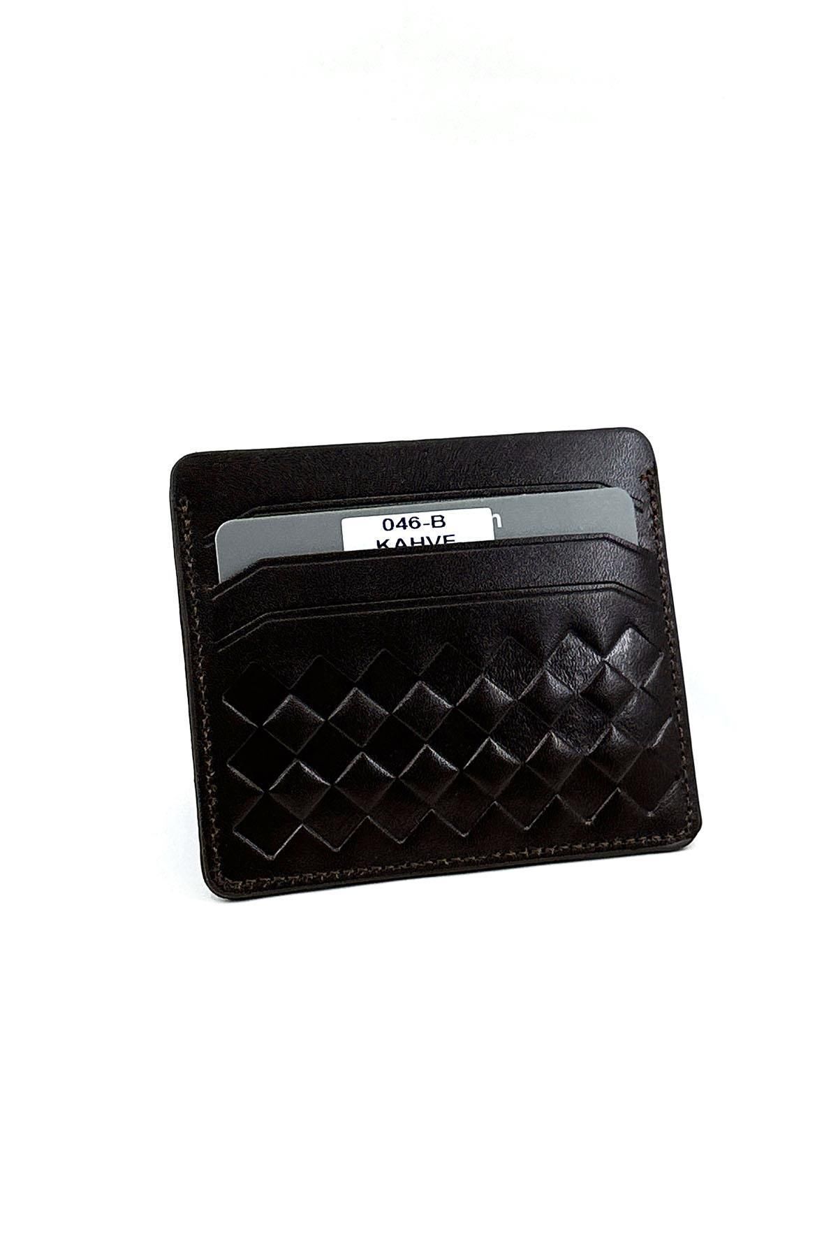 پیر کاردین جا کارتی مردانه قهوه‌ای 046k