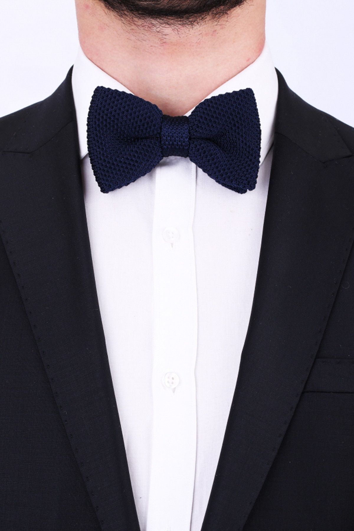  پاپیون بافتنی سرمه‌ای ÖR10