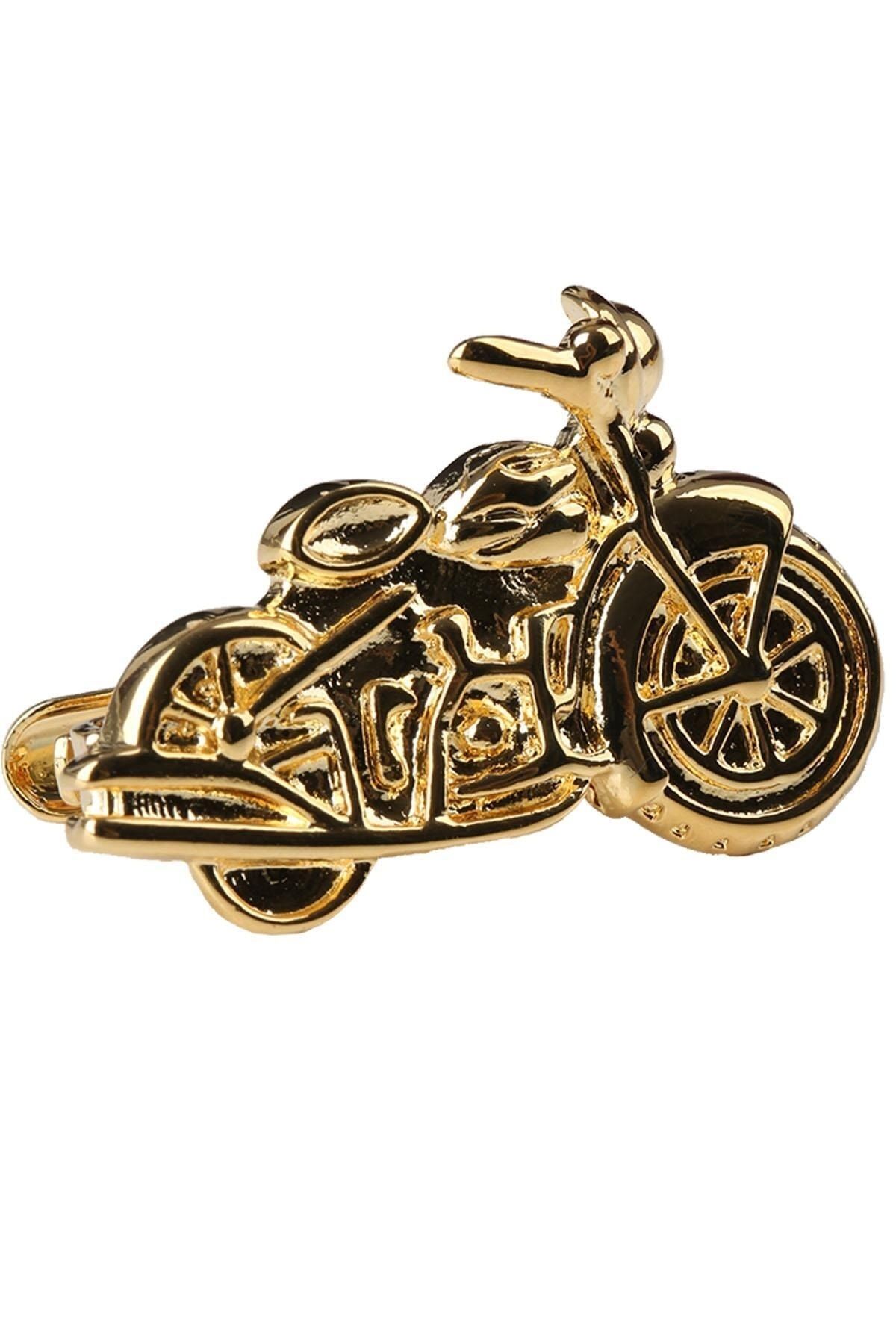 سنجاق کراوات طلایی موتورسیکلت KIY148 KRVT8690002222597