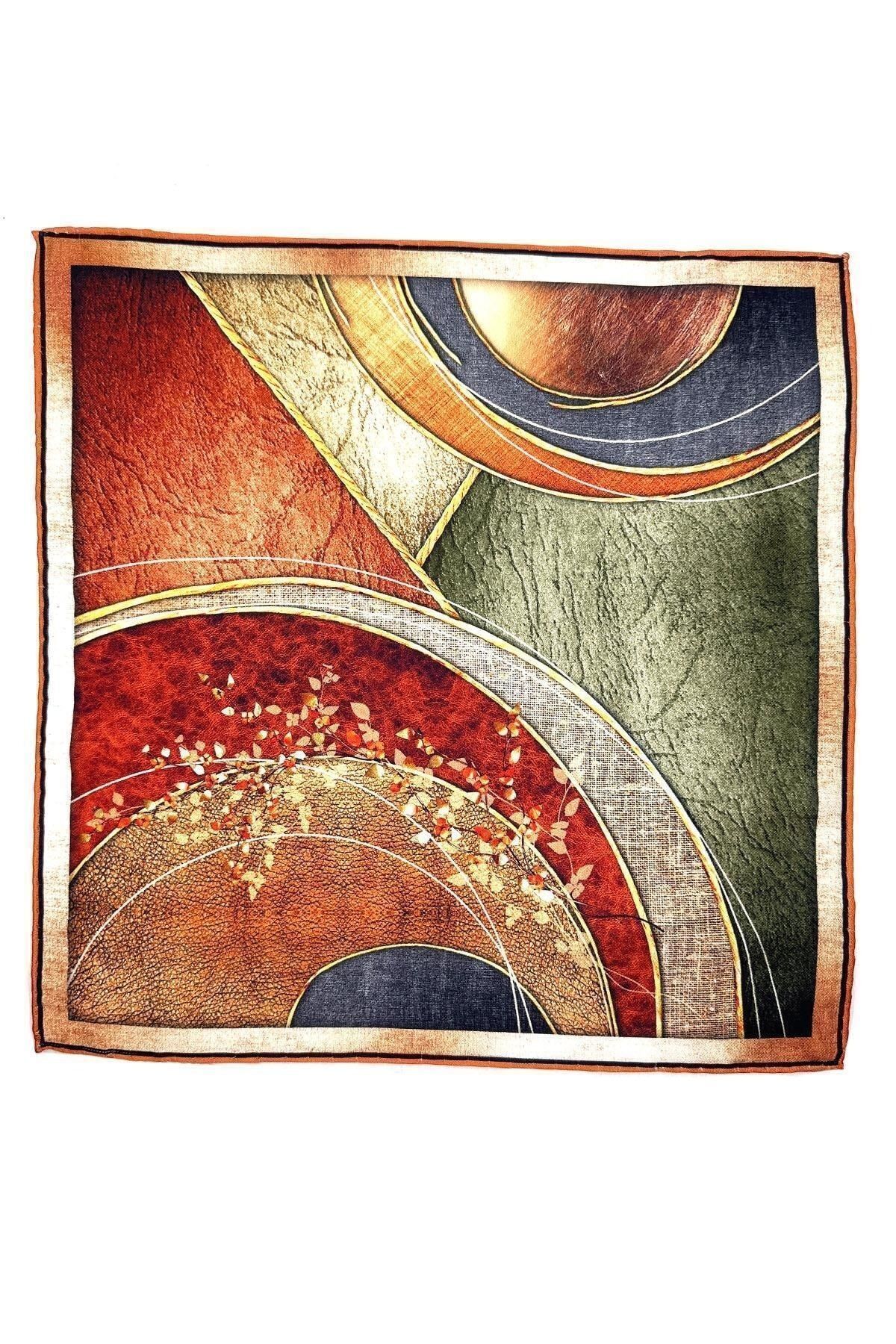  دستمال جیبی مردانه طرح دار رنگارنگ SPS579-80