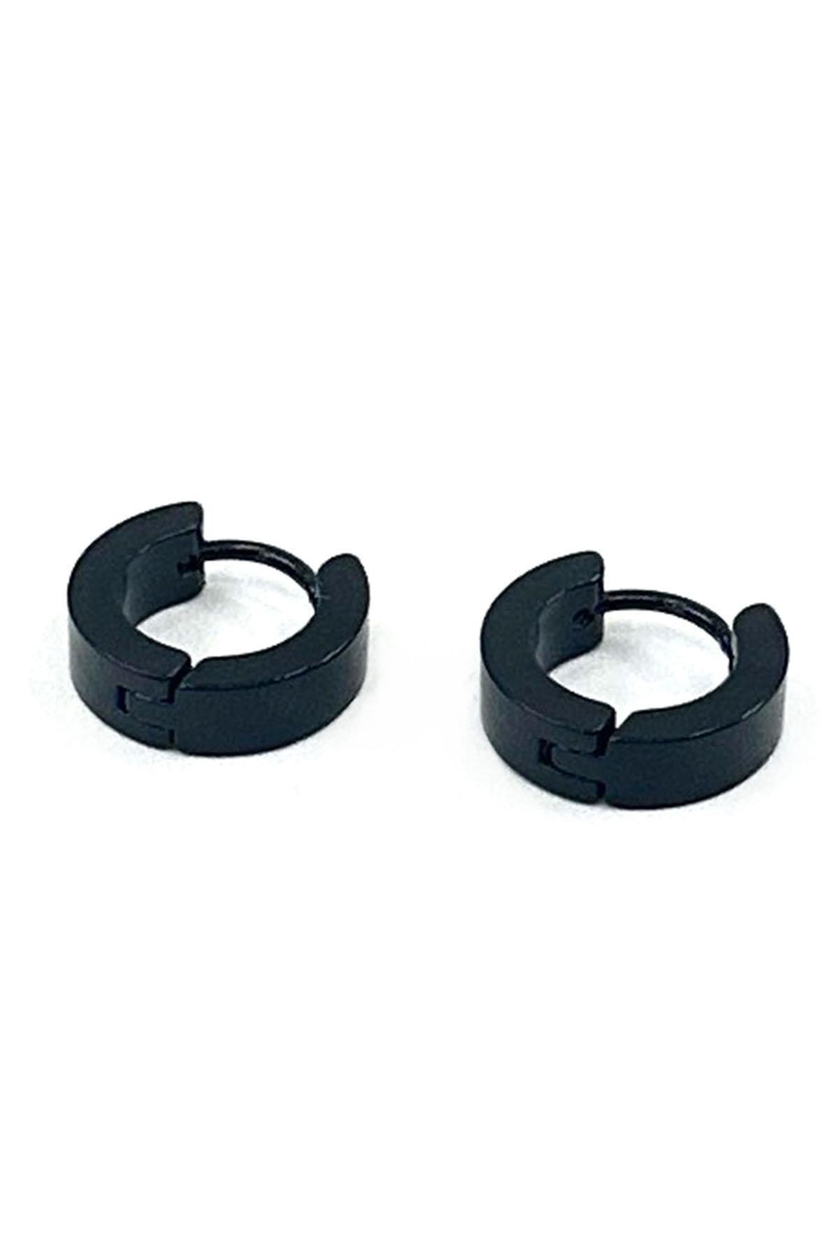  گوشواره‌های گرد مشکی یونیسکس EAR20