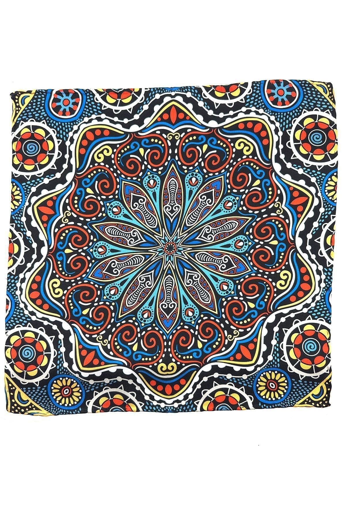  دستمال جیبی مردانه طرح‌دار رنگارنگ SPS599-61