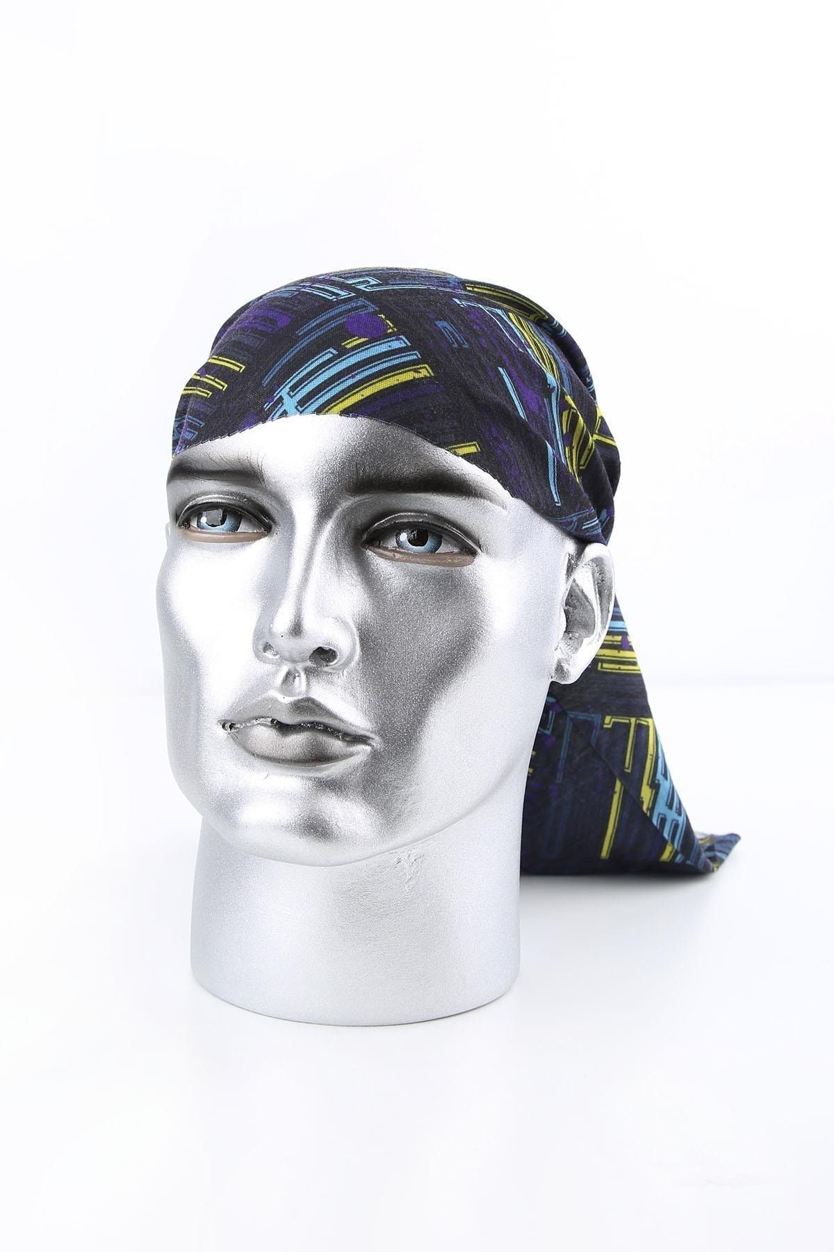  باندانا مشکی و آبی دهه هشتادی Bnd72