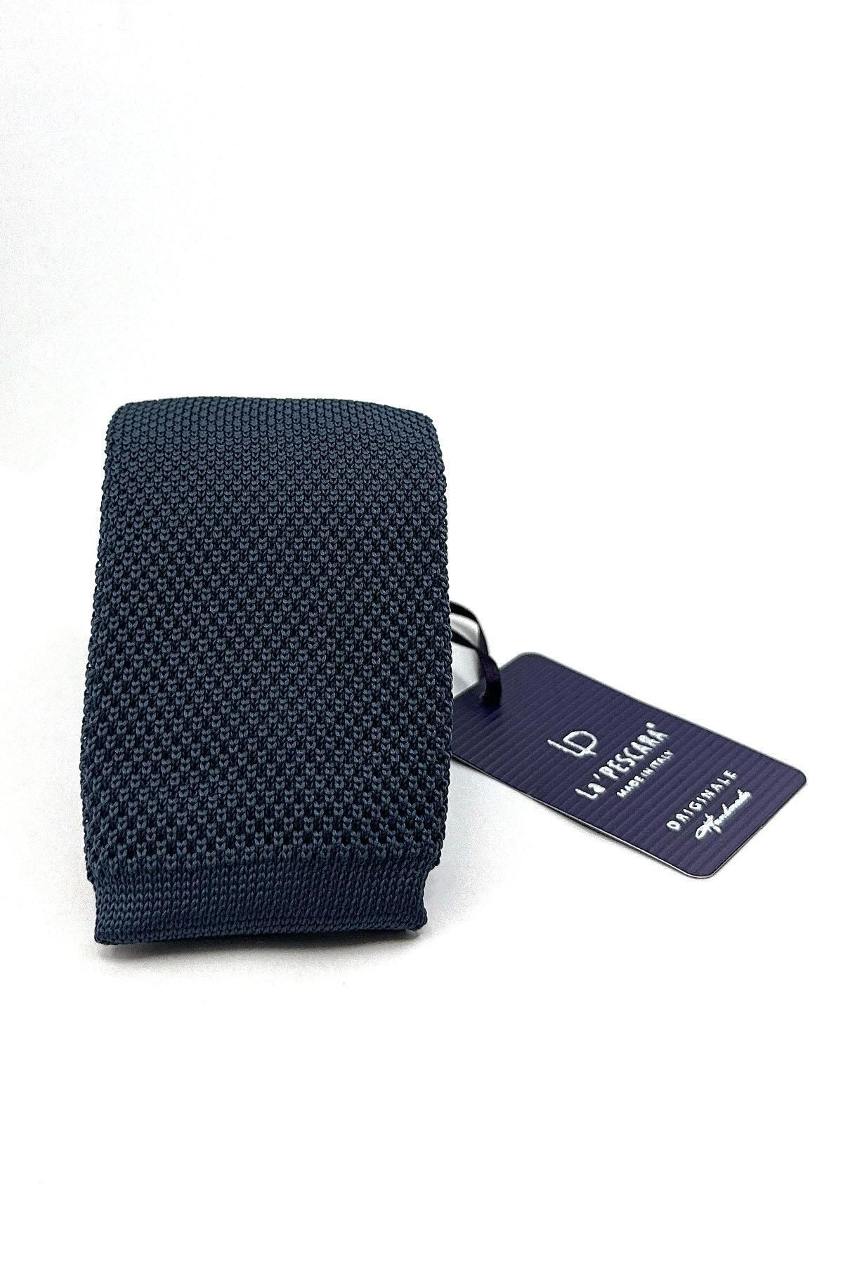 کراوات مردانه آبی La Pescara | KRVT8690002235161 اورجینال - تصویر 4