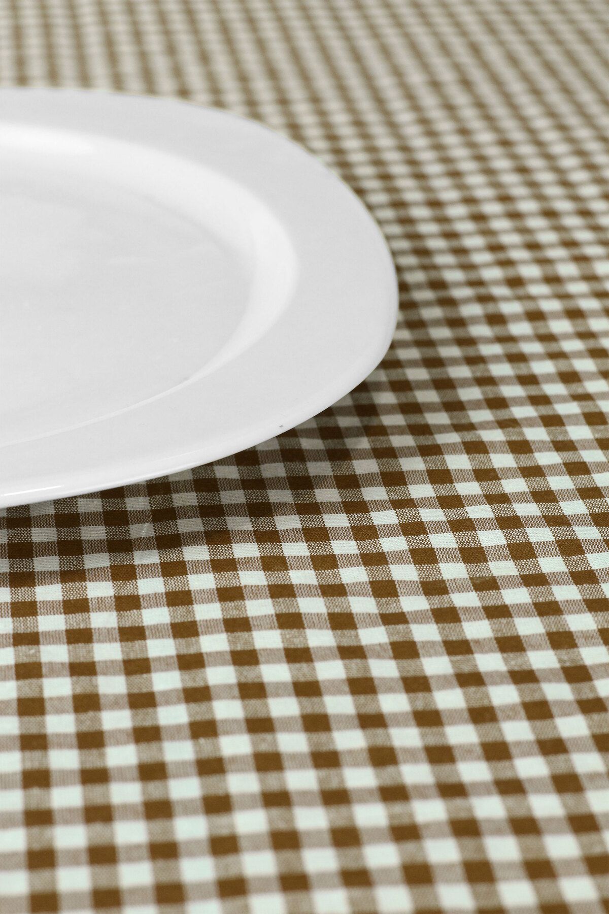 Soft Kare-Τραπεζομάντηλο Gingham Στρογγυλό 4