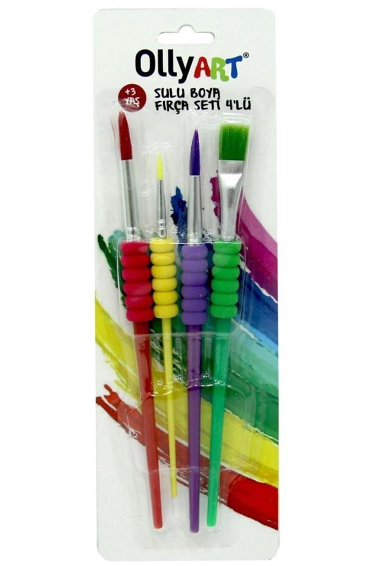 Carioca مجموعه برس رنگ Ollyart Water 4