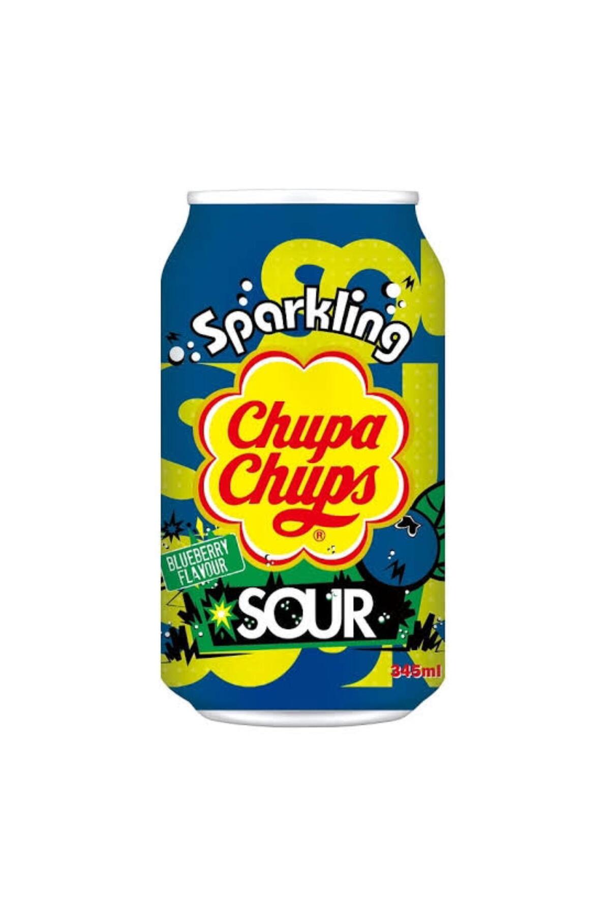 Chupa Chups Sparkling Sour Blueberry 345ml - Fiyatı, Yorumları