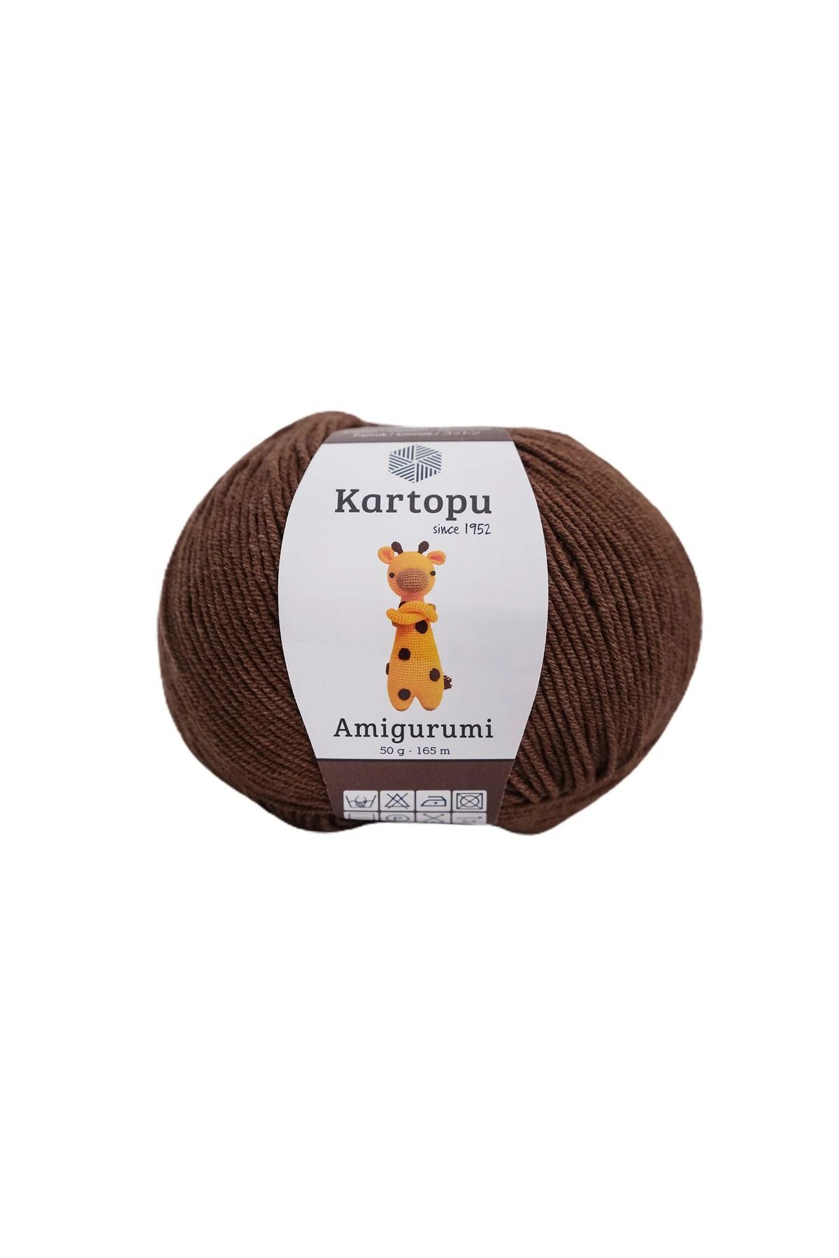Amigurumi Cotton Toy Punch Knitting Yarn Dark Brown K818 50g