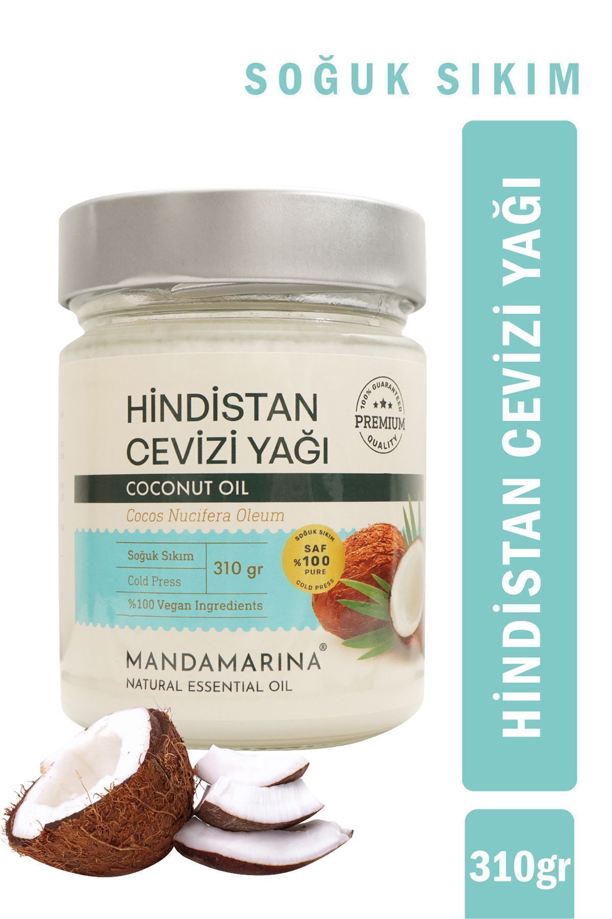 Coconut Oil: 310 ml, Deeply Nourishes Skin and Hair, Promotes Healthy Glow