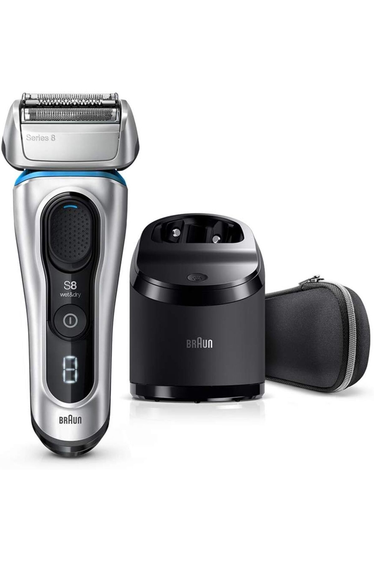 Braun-Series 8, Smart Sonic Technology, 8D Flex head, Precise shaving, Clean & Charge system- 8467cc 1