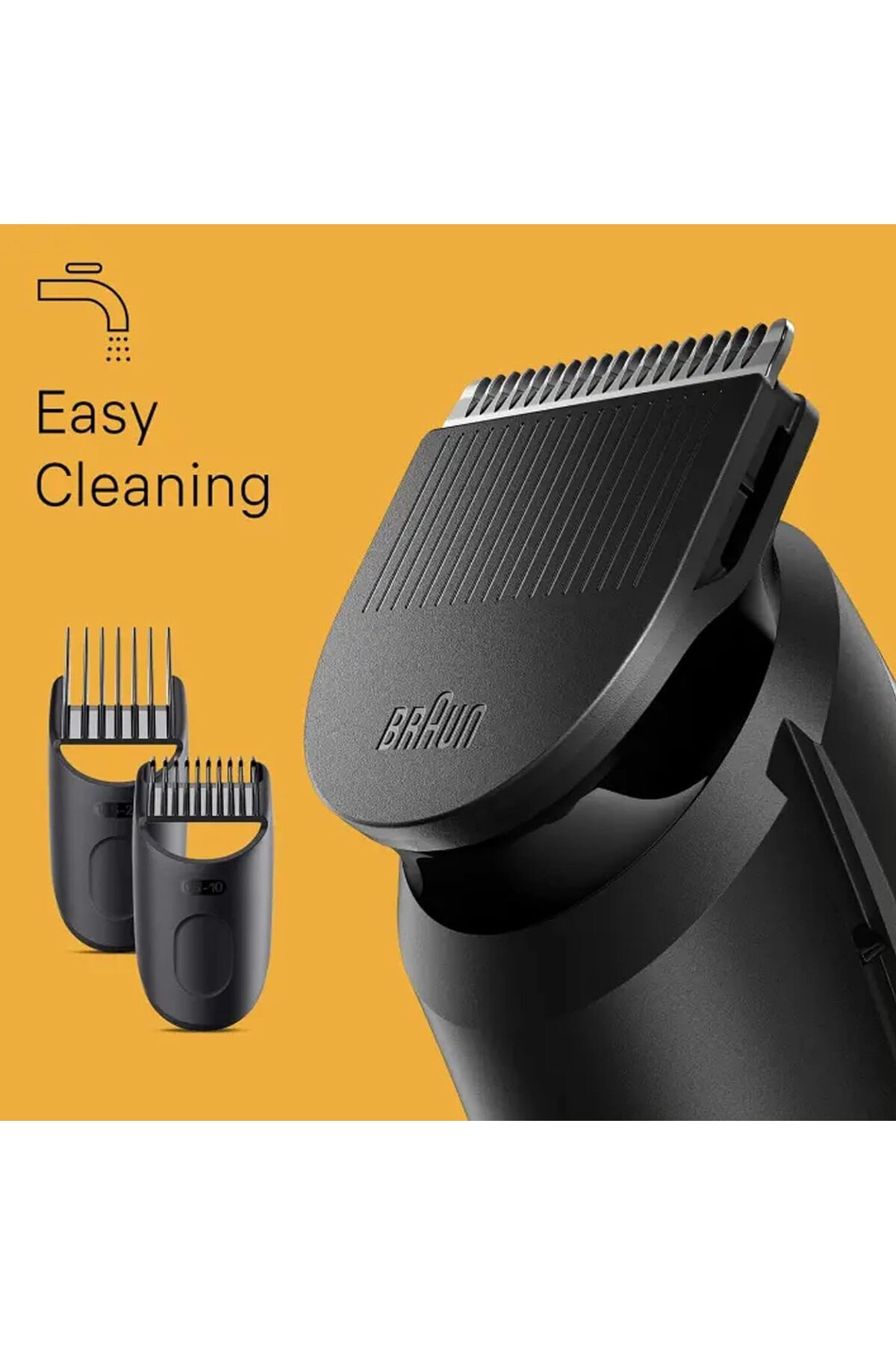 Braun-Beard Trimmer 3 With Precision Wheel, 3 Styling tools, 50 mins Runtime, ProBlade - BT3410 4
