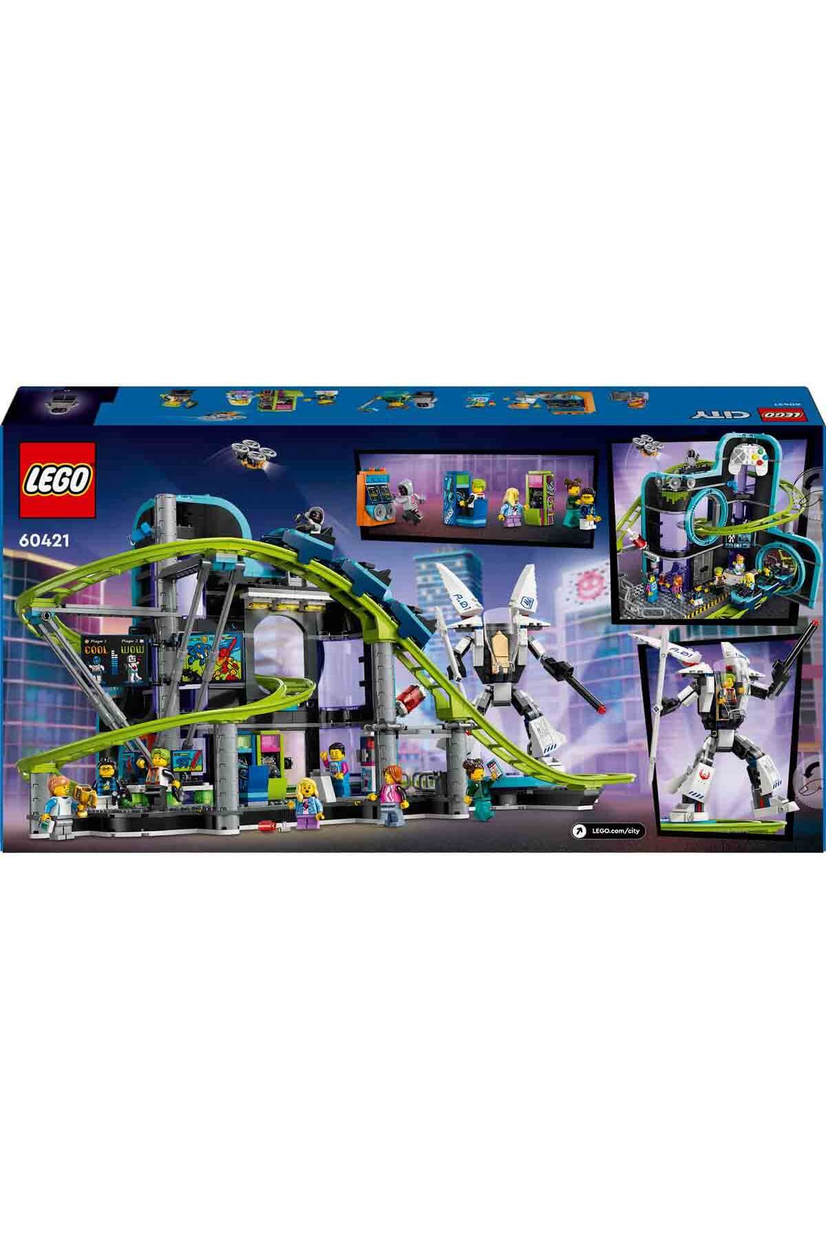 پارک رولرکوستر دنیای ربات‌های شهری ۶۰۴۲۱ - بازی خلاقانه برای کودکان ۸ سال و بالاتر