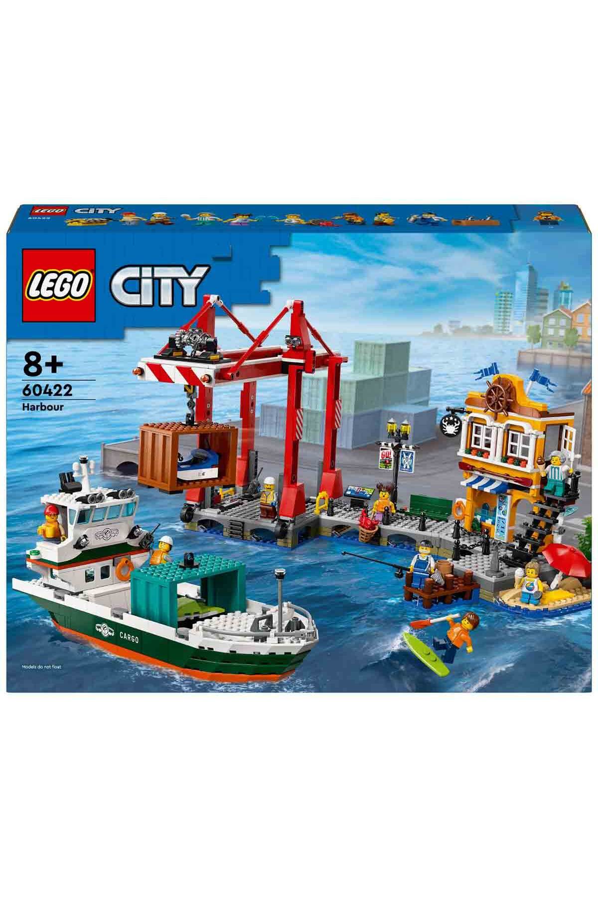 کشتی باری شهری بندر ۶۰۴۲۲ – مجموعه ساختنی خلاقانه اسباب‌بازی برای کودکان ۸ سال به بالا